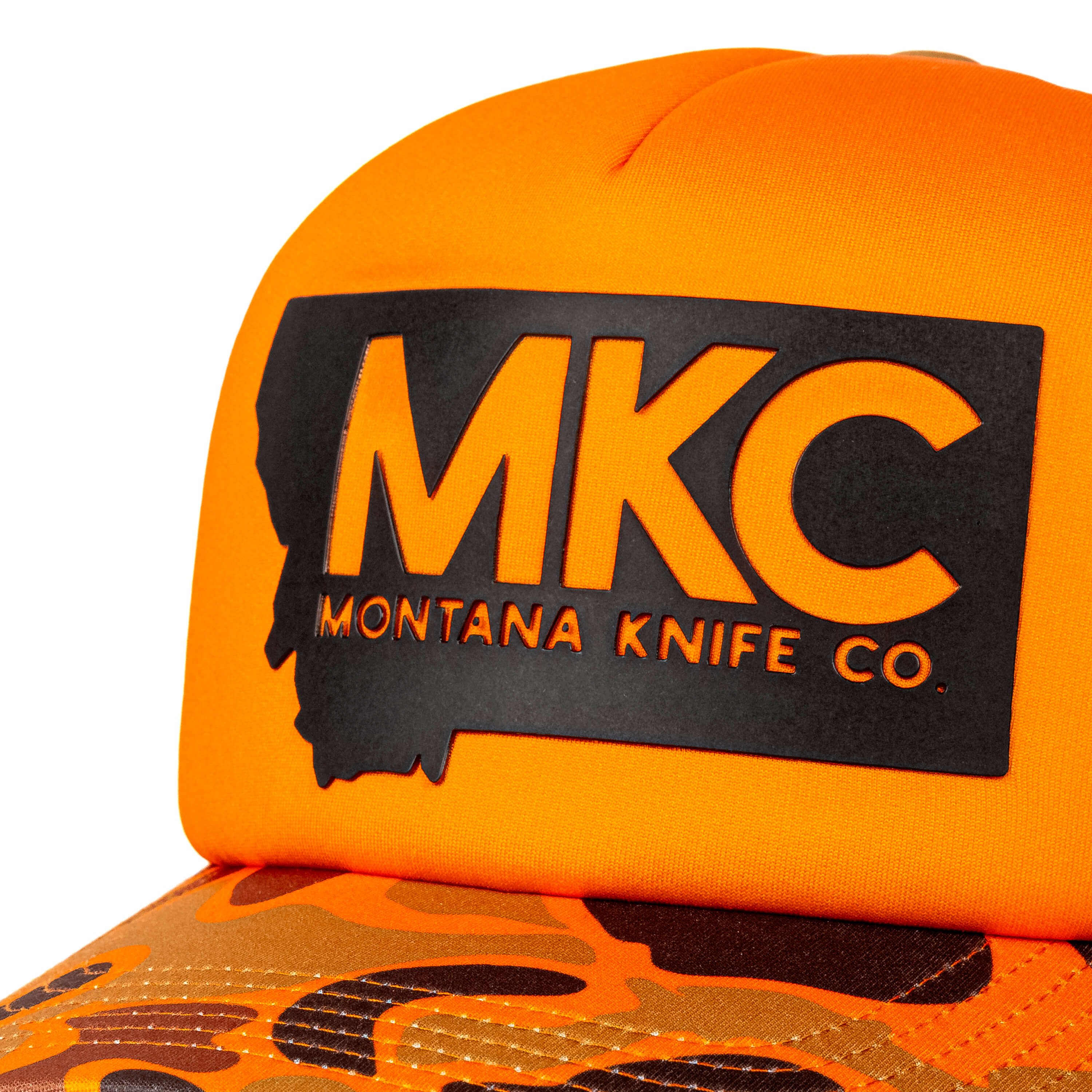 MKC BIG STATE LOGO - ORANGE FOAM HUNTER HAT