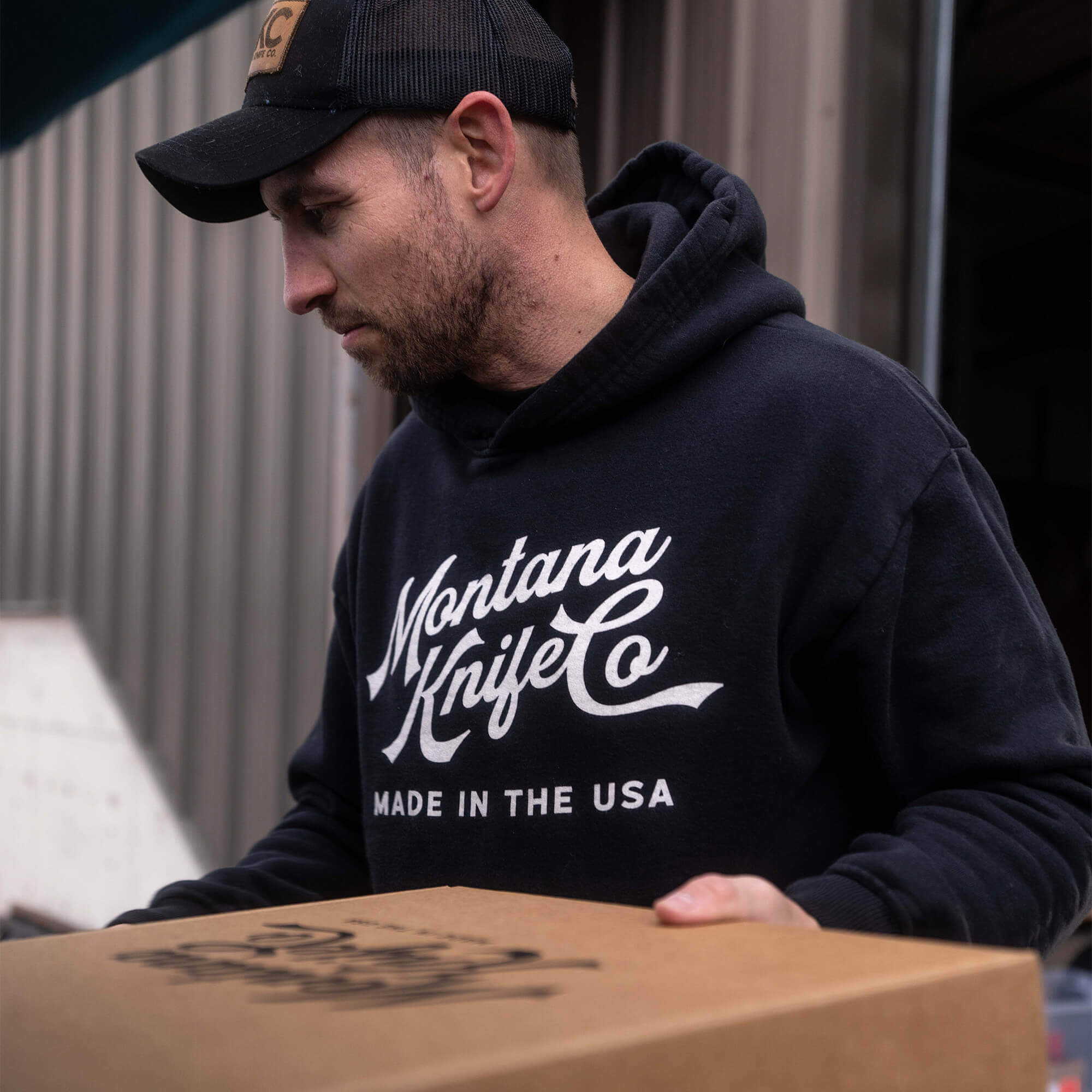 MKC HERITAGE HOODIE - BLACK - USA MADE