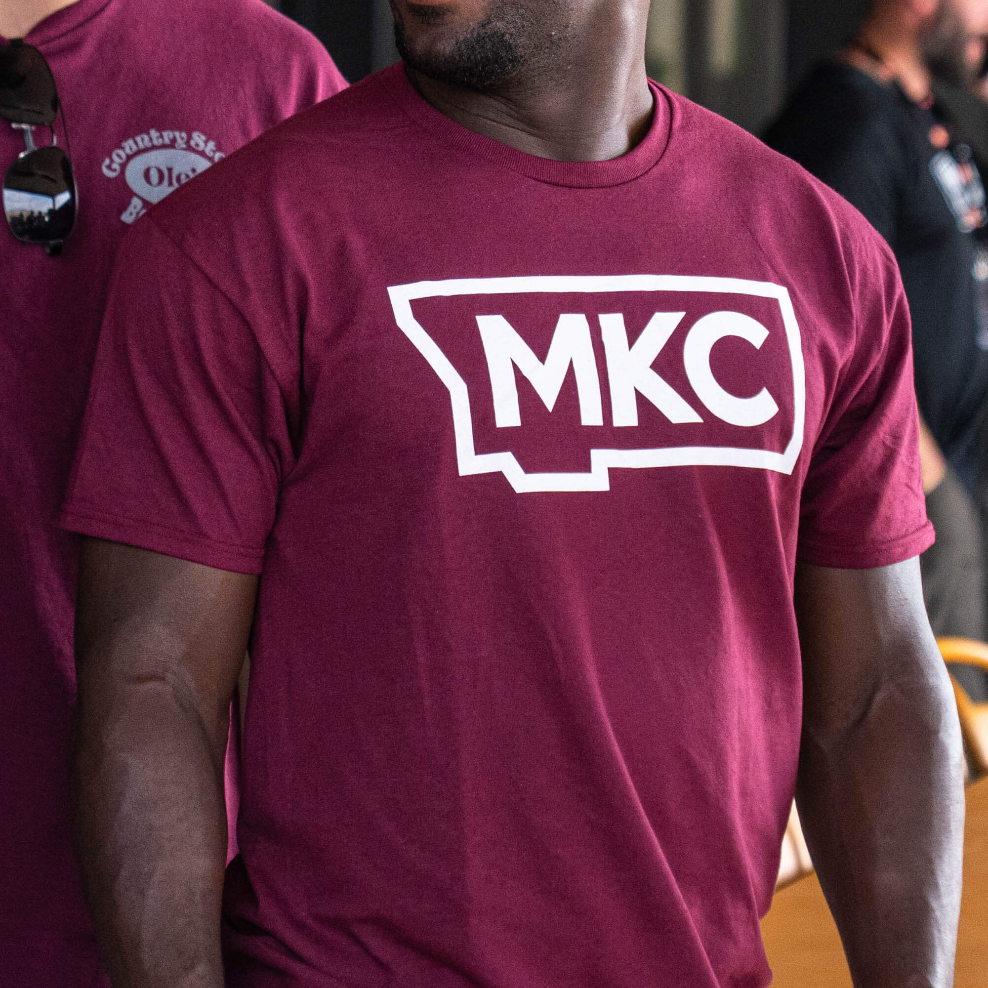 MKC TEAM TEE - MAROON