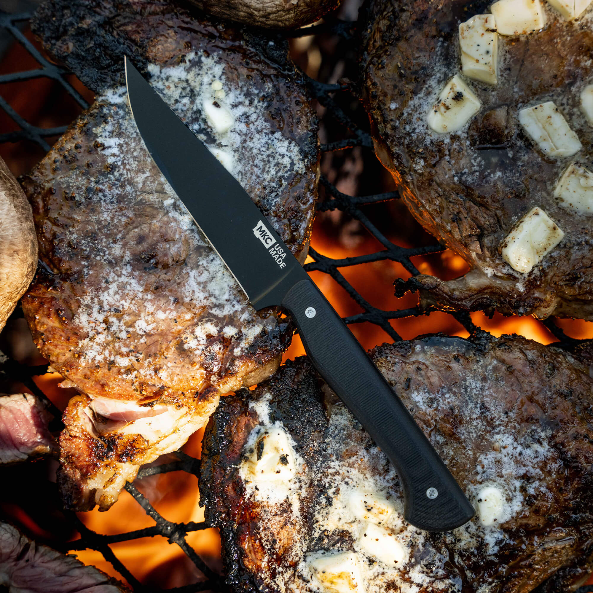 MKC STEAK KNIVES (SET OF 4) - PVD - BLACK