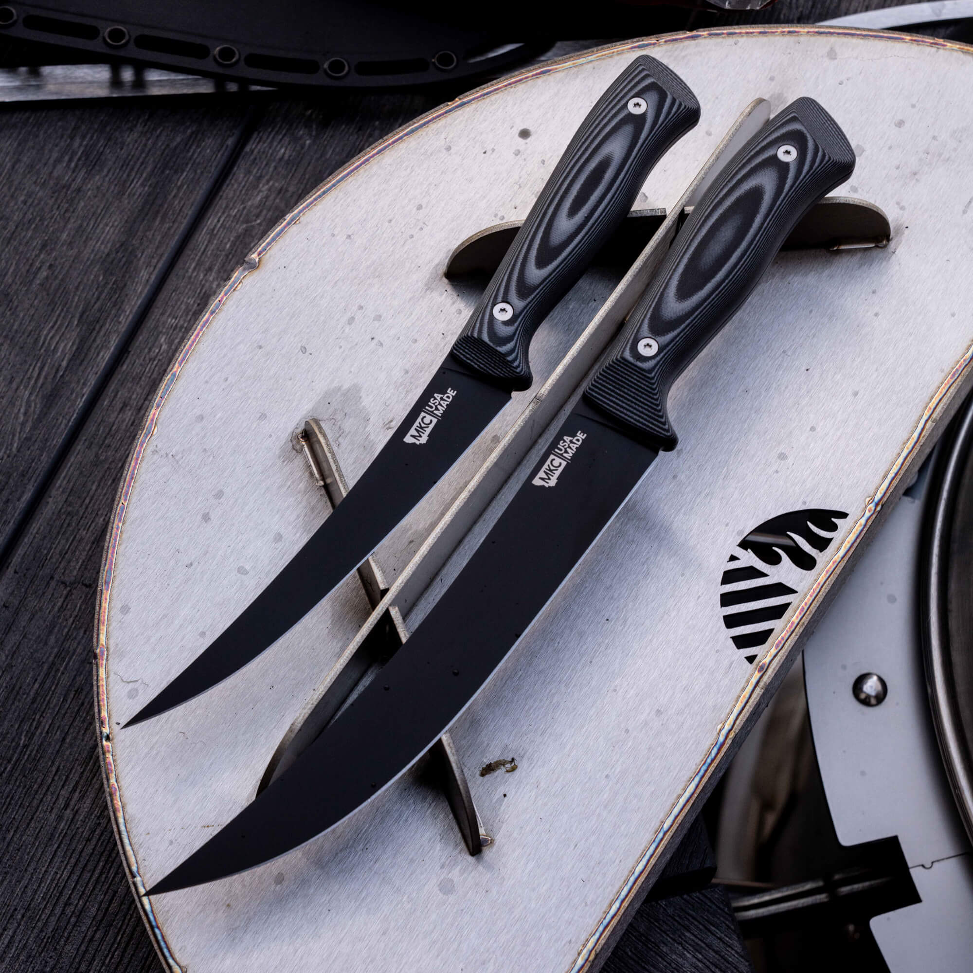 BONING BUTCHER KNIFE - BEARDED BUTCHERS EDITION - GREY/BLACK