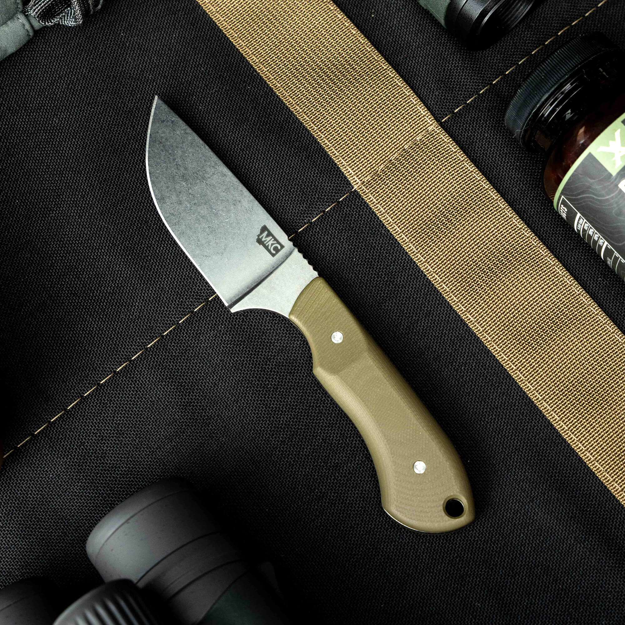 Montana Knife Company's LIVE WILD Elk Knife features a durable blade and ergonomic handle, ideal for outdoor enthusiasts.