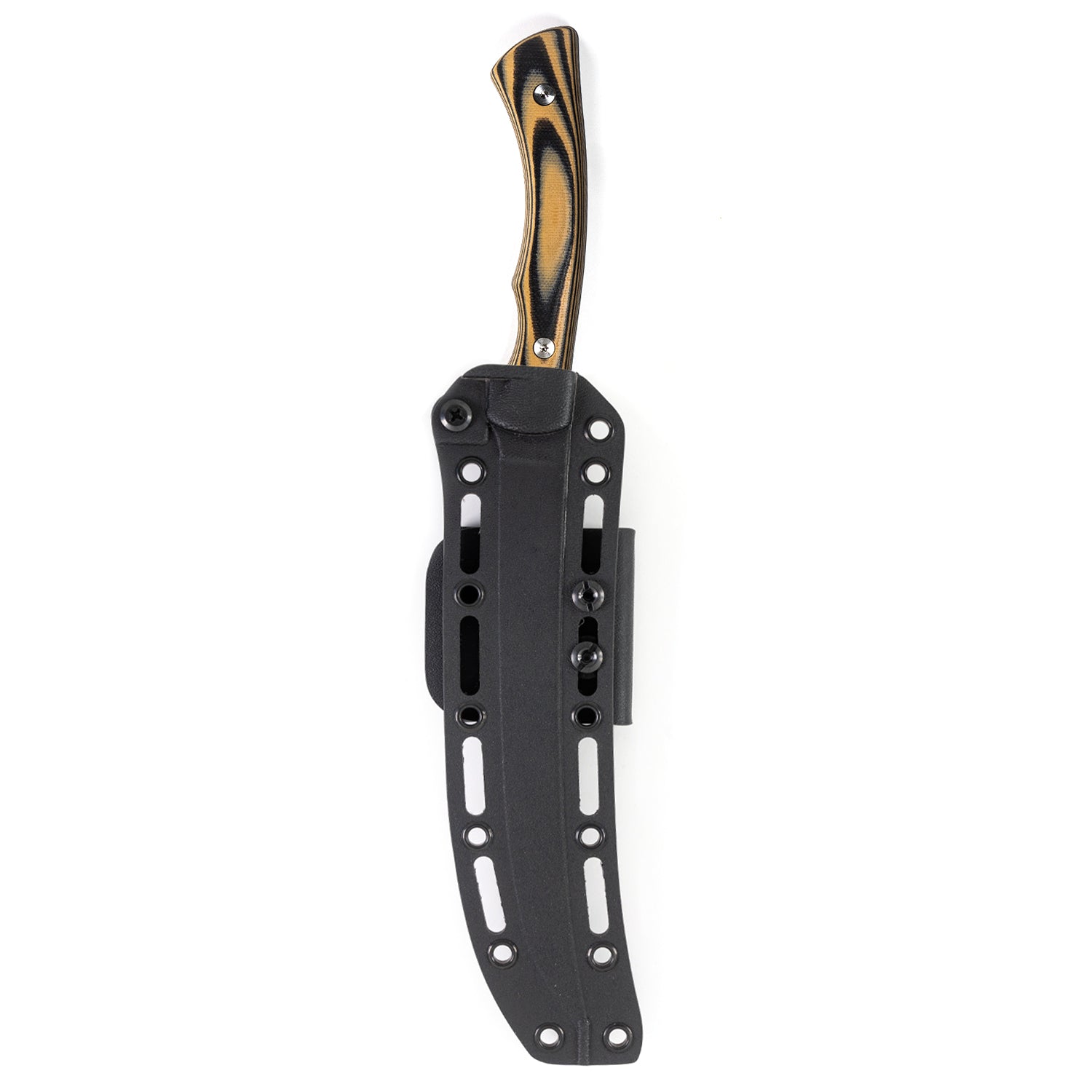 HUK Flathead Fillet knife with a sleek blade and a textured handle, designed for precision in fishing and filleting tasks.