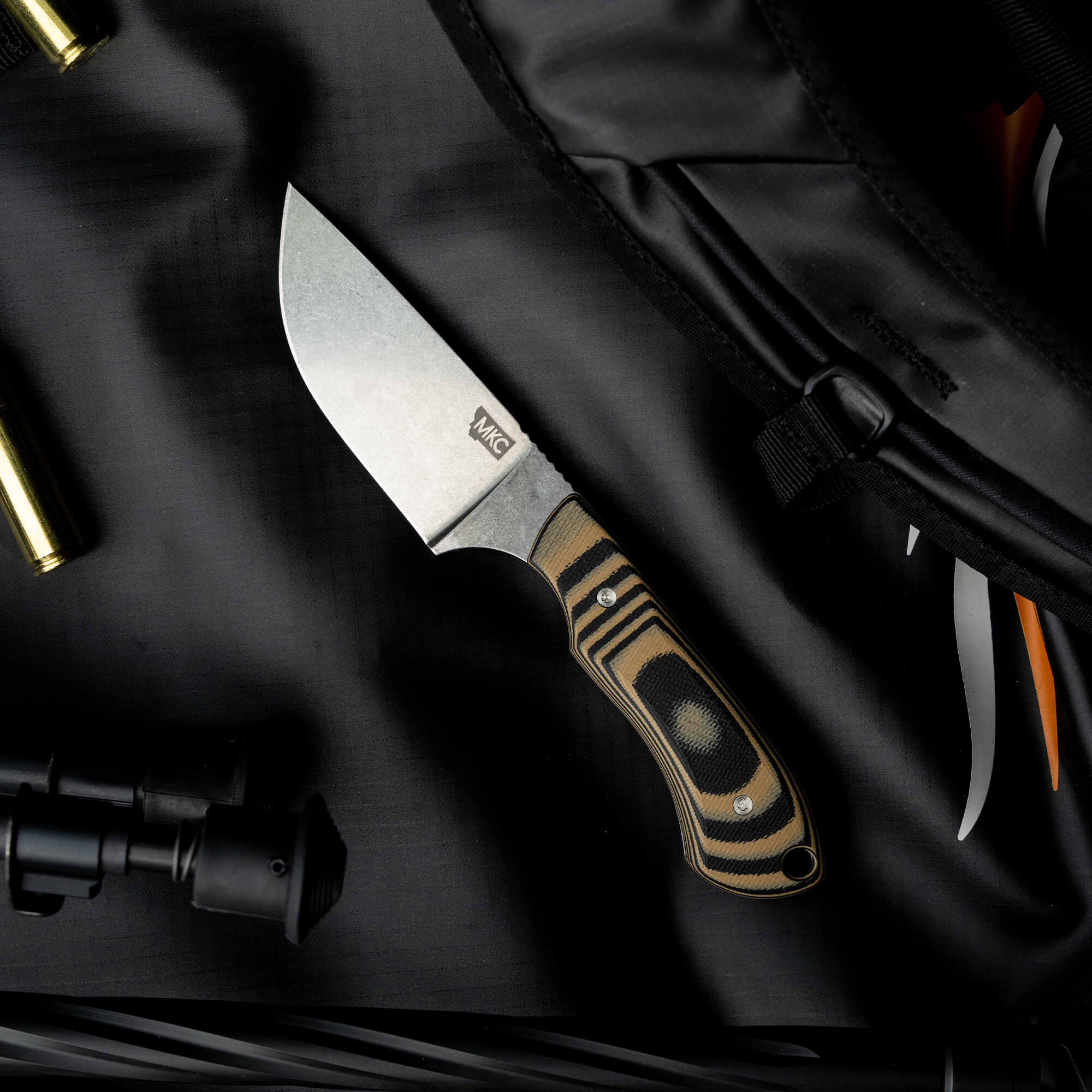 Montana Knife Company Elk Knife featuring a durable blade and ergonomic handle, ideal for outdoor adventures.