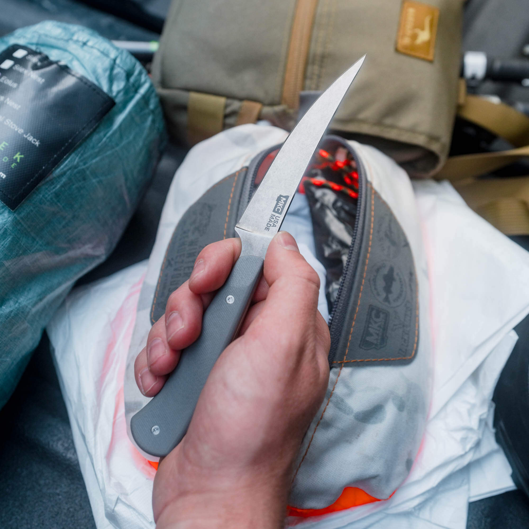 FIELD BONING KNIFE - GREY