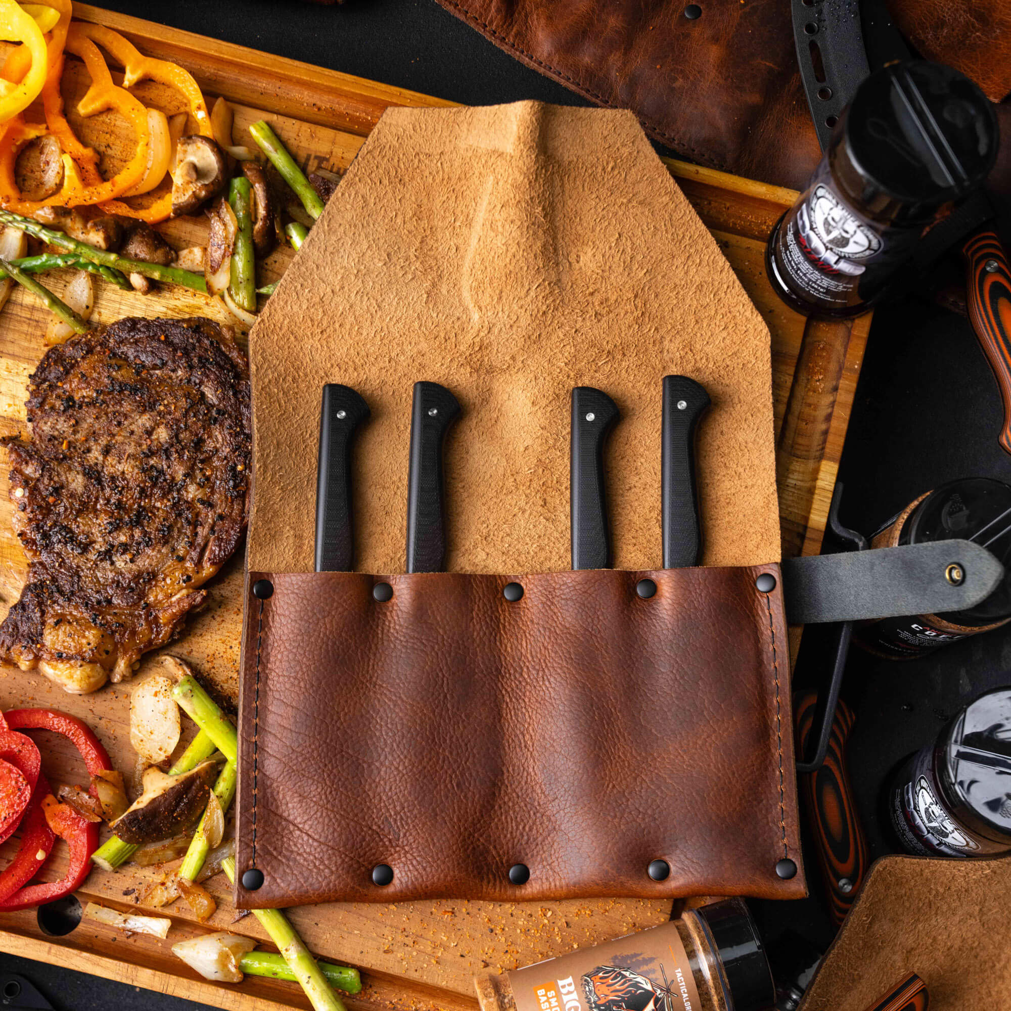 MKC STEAK KNIVES (SET OF 4) - PVD - BLACK