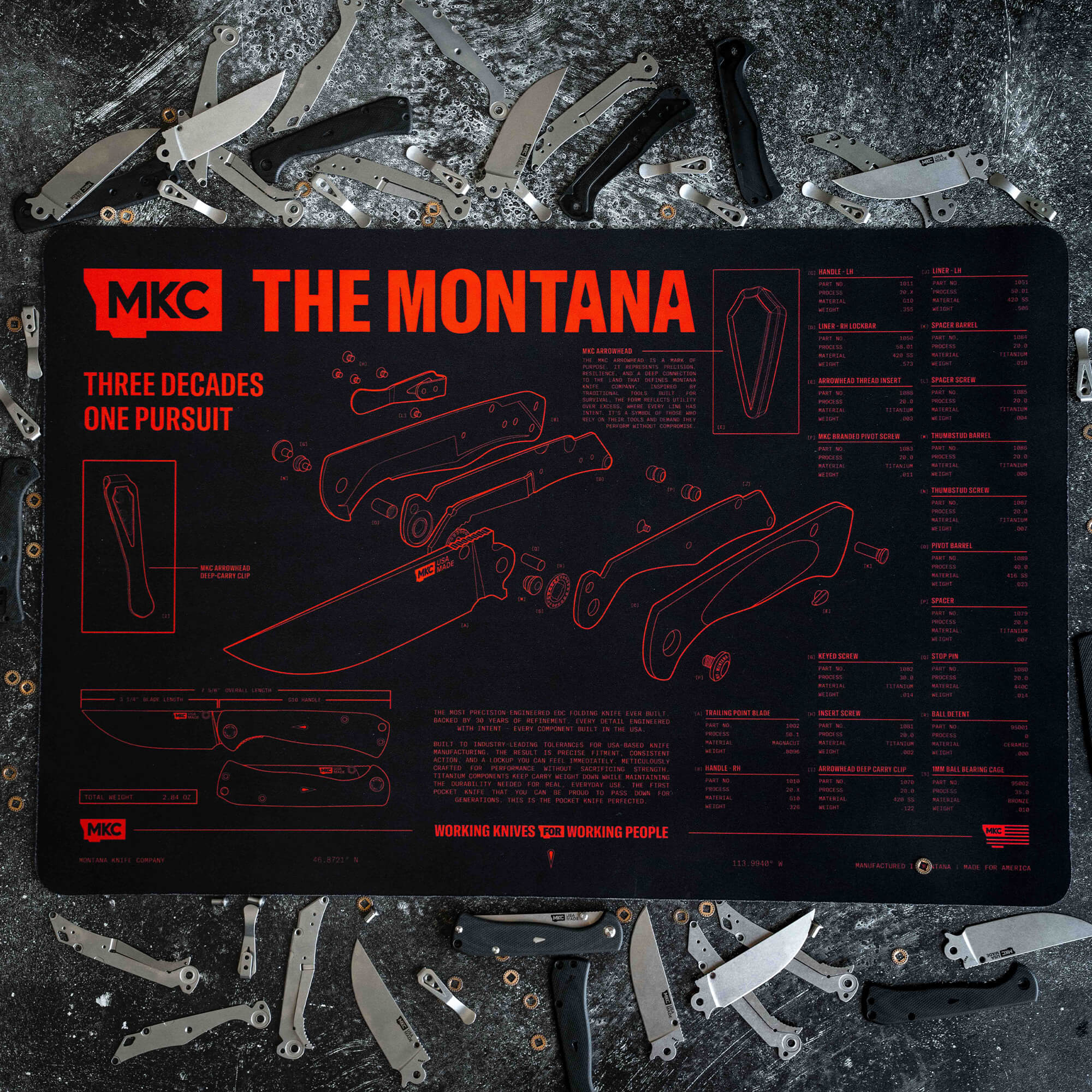 THE MONTANA DESK MAT