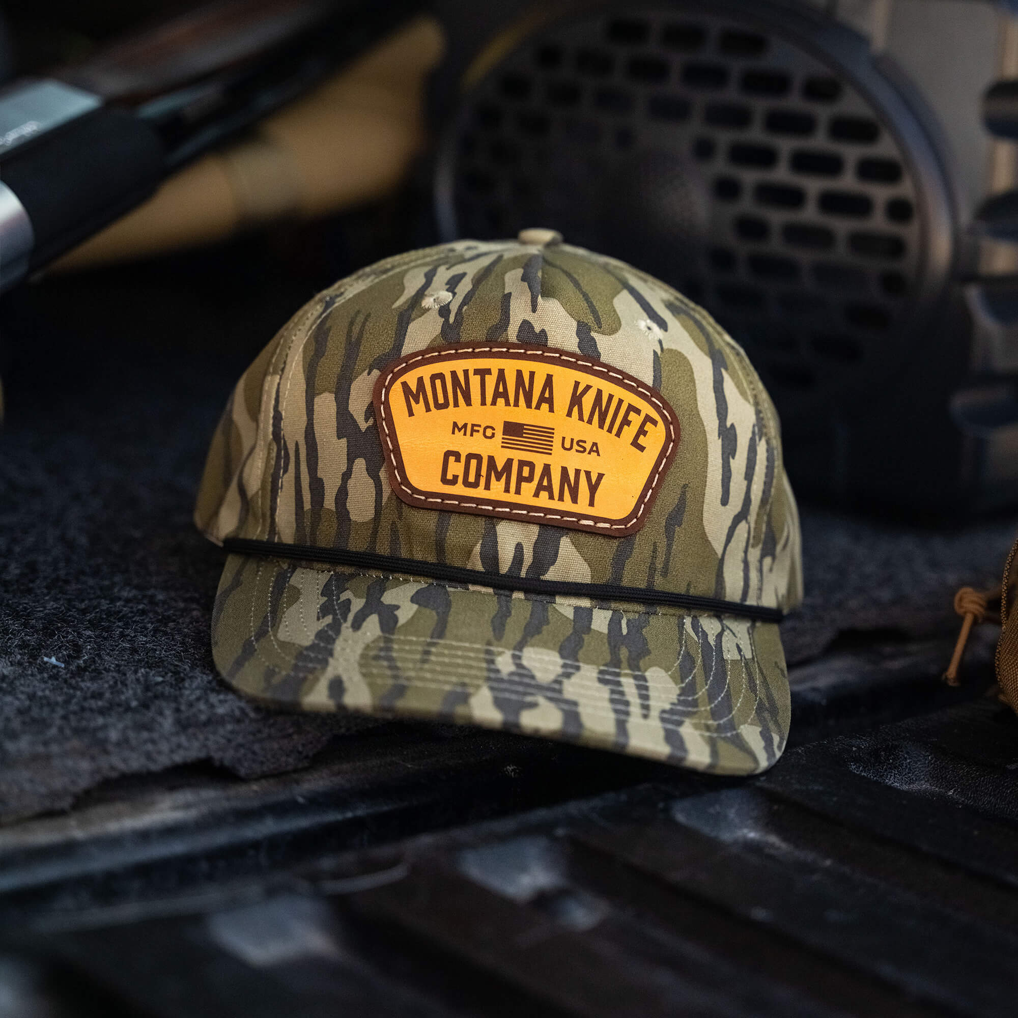 MKC X MOSSY OAK ROPE HAT