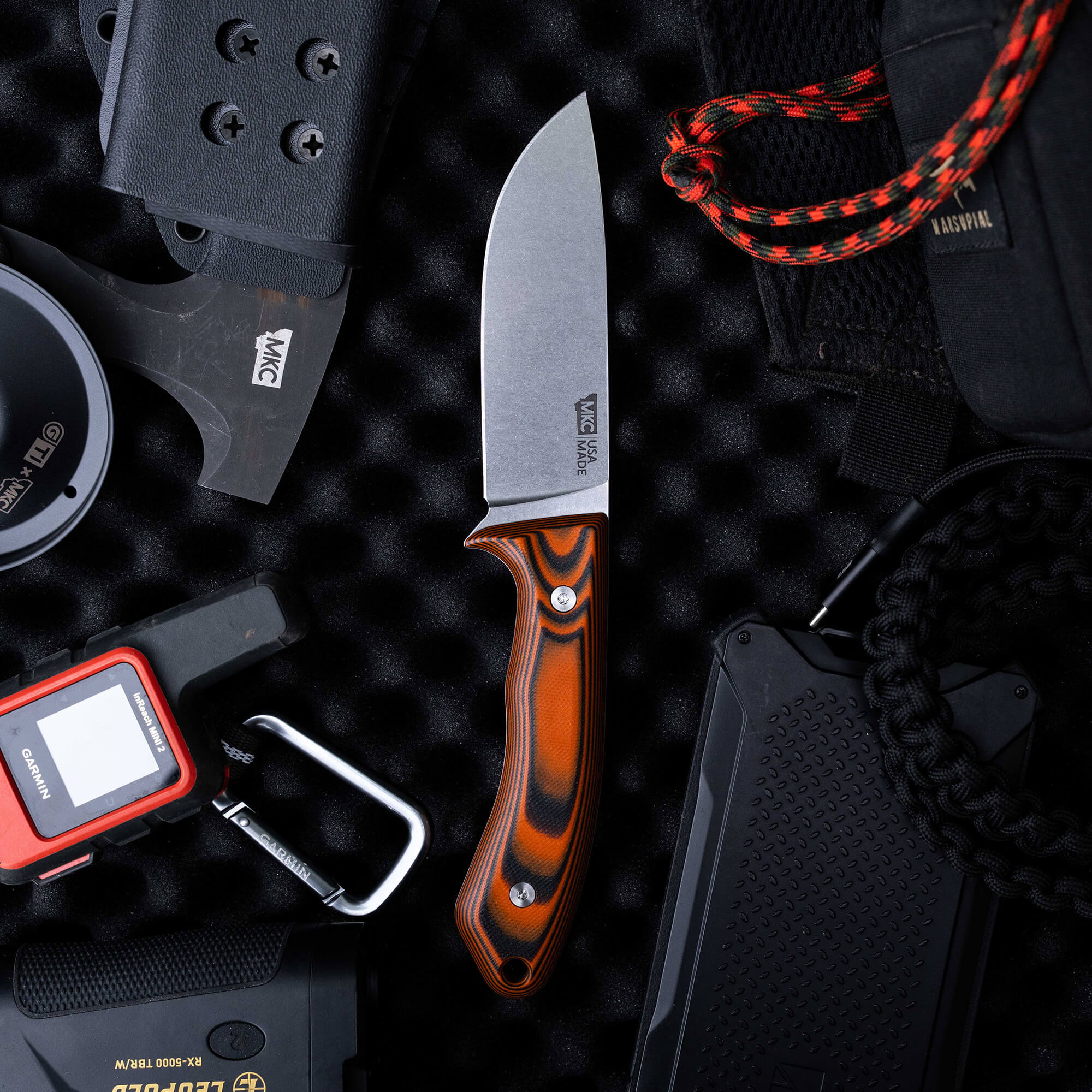 MULE DEER - ORANGE & BLACK