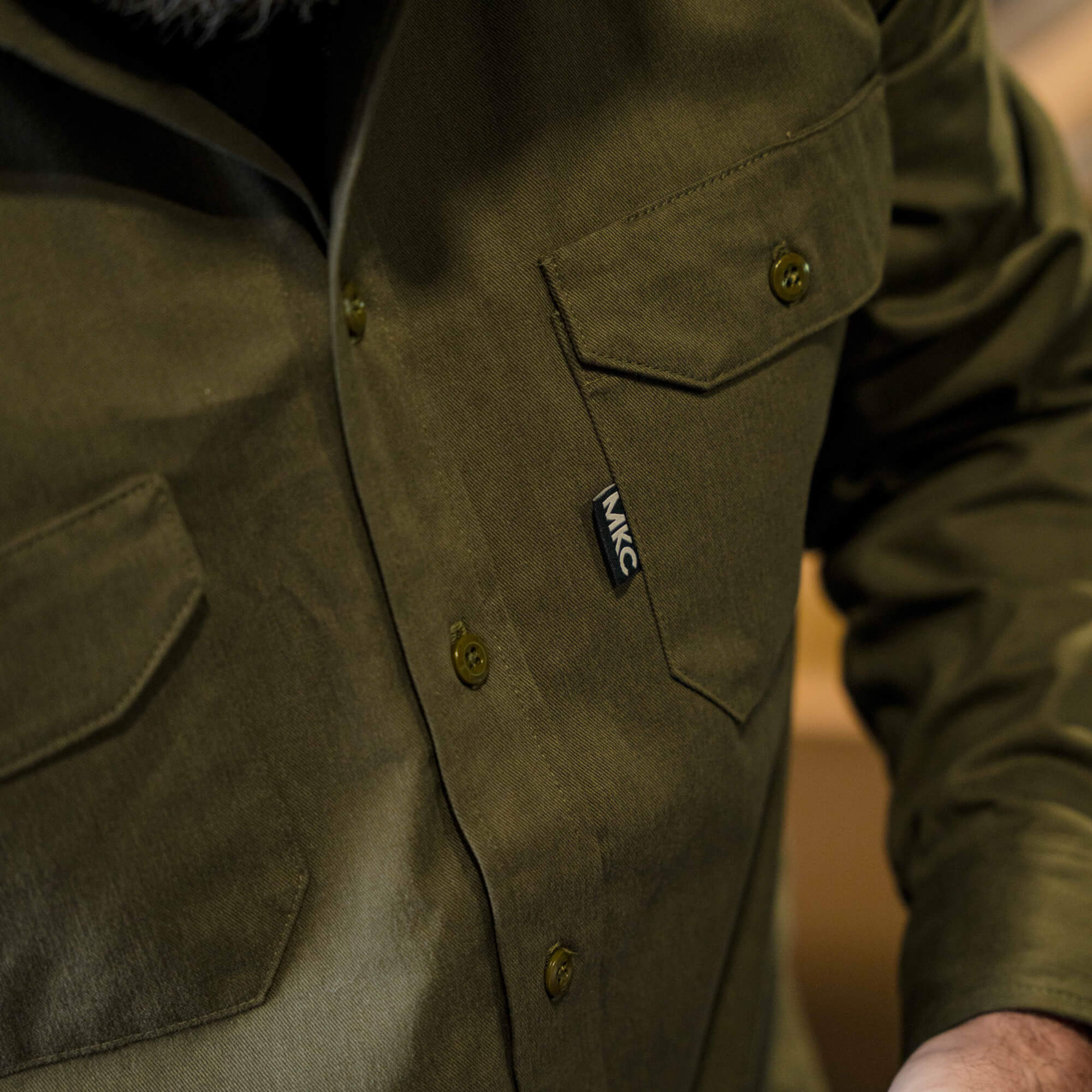 MKC SHOP SHIRT - USA MADE - OLIVE