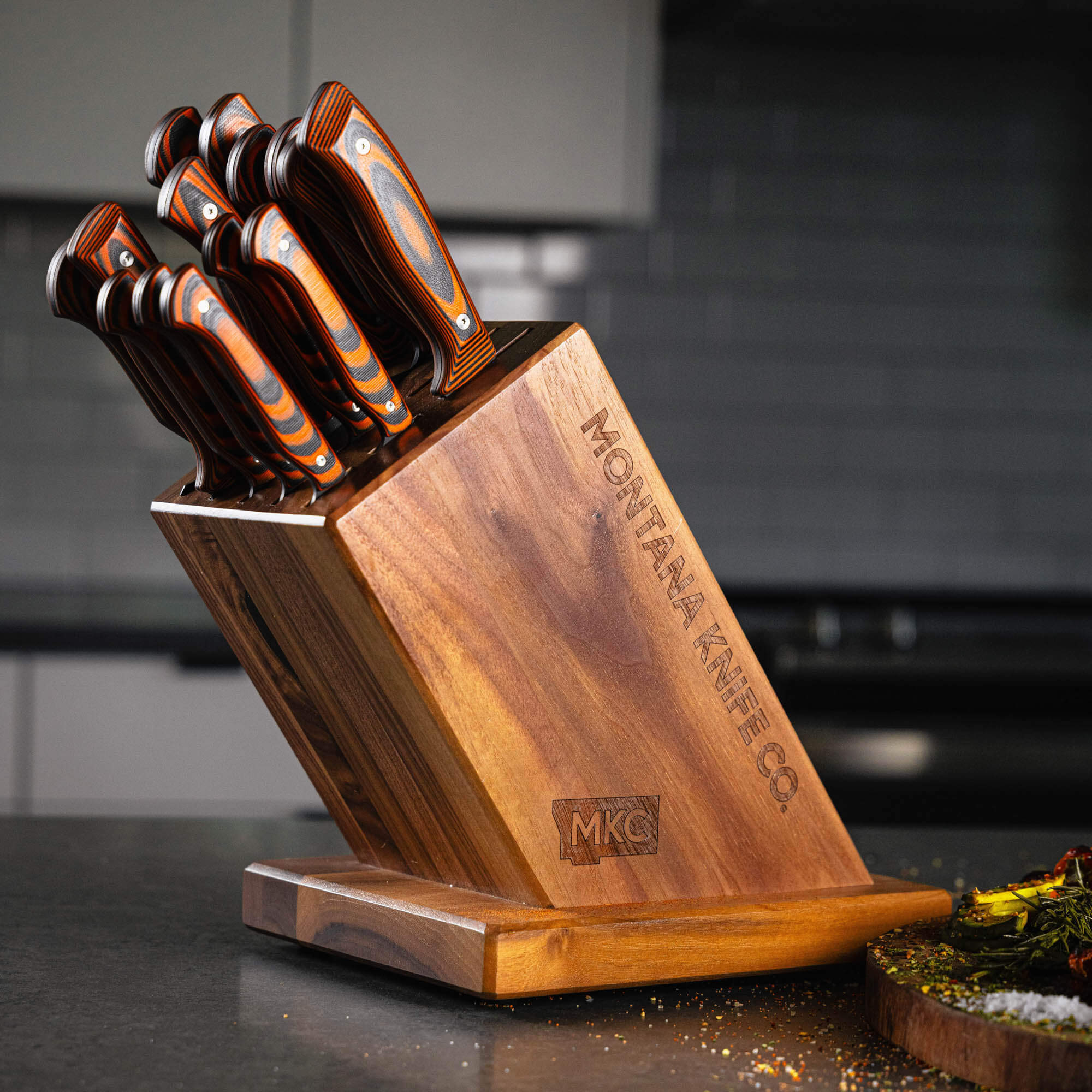 MKC CULINARY MAGNETIC KNIFE BLOCK