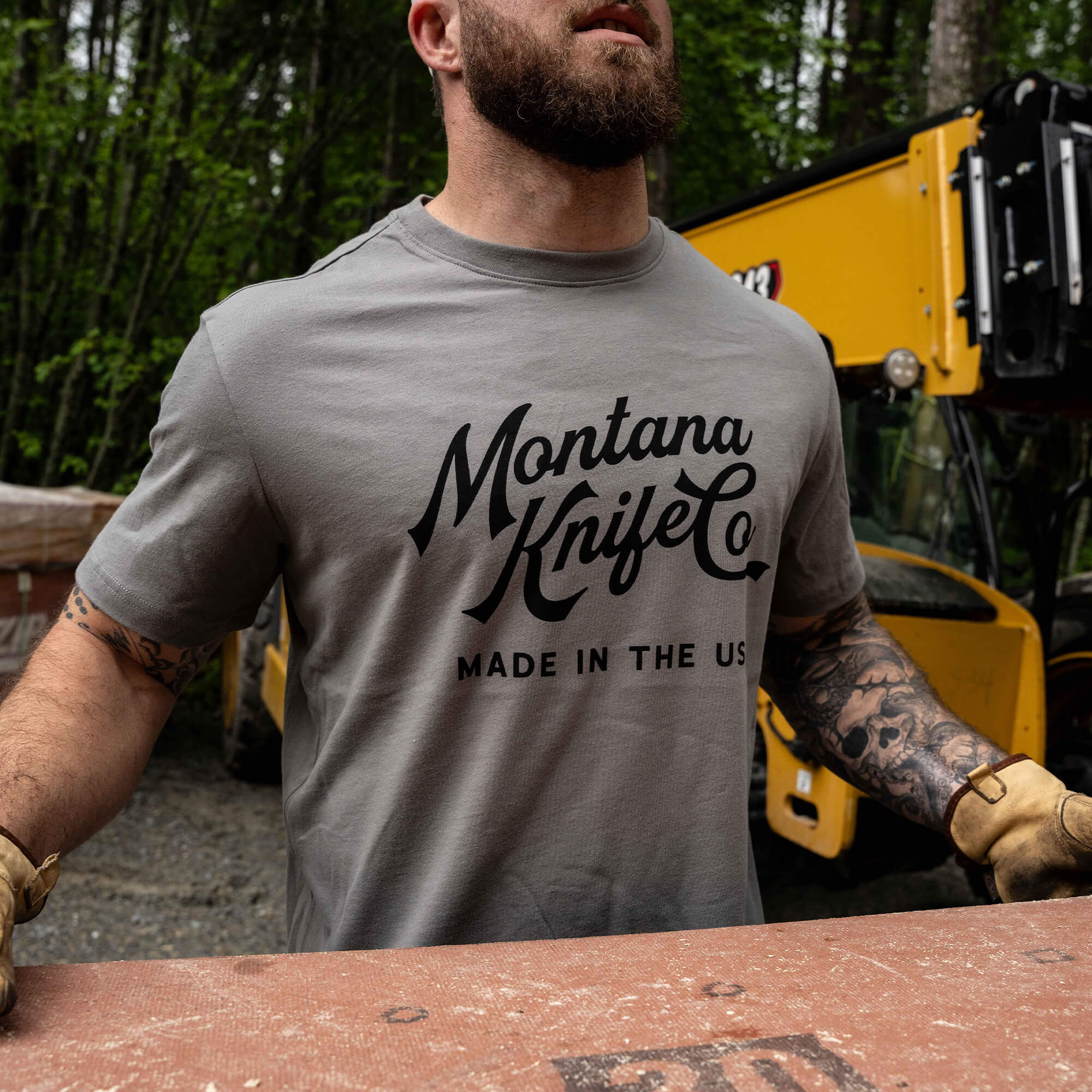 MKC HERITAGE TEE - USA MADE - STONE