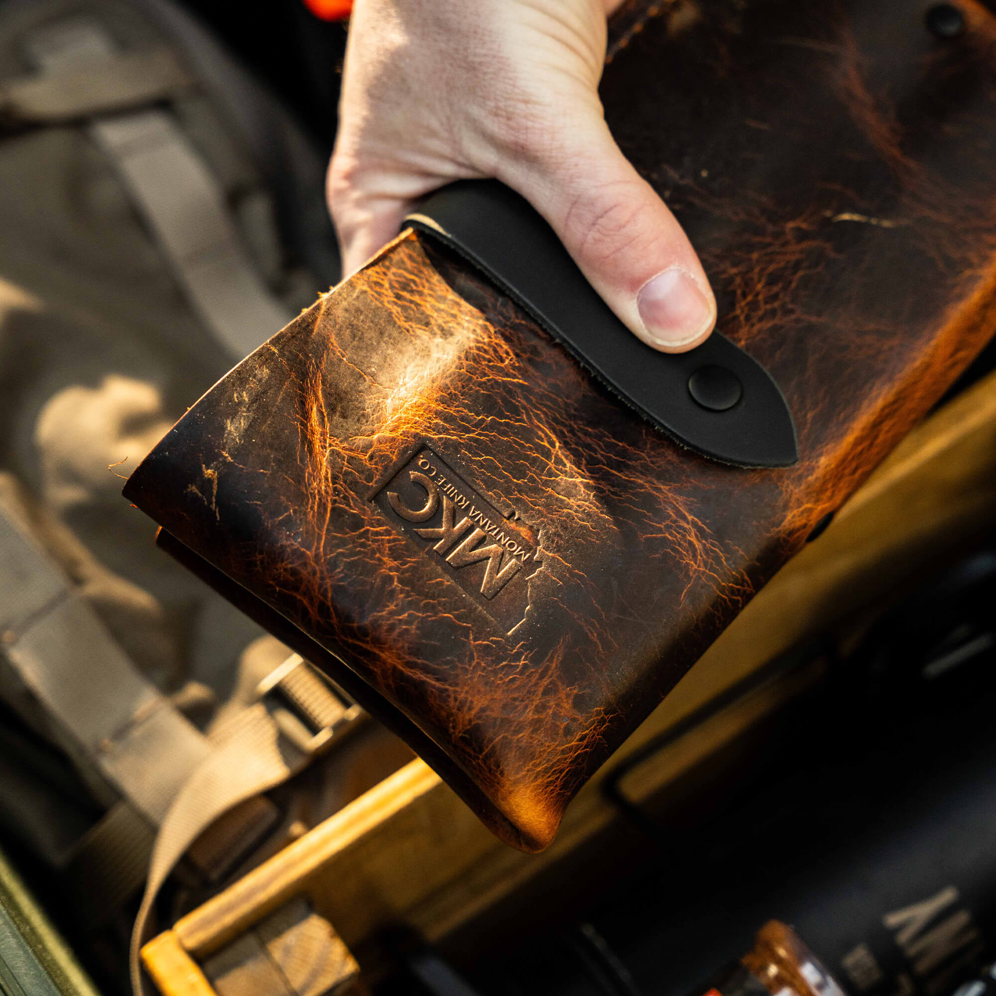 MKC STEAK KNIVES (SET OF 4) - PVD - ORANGE/BLACK