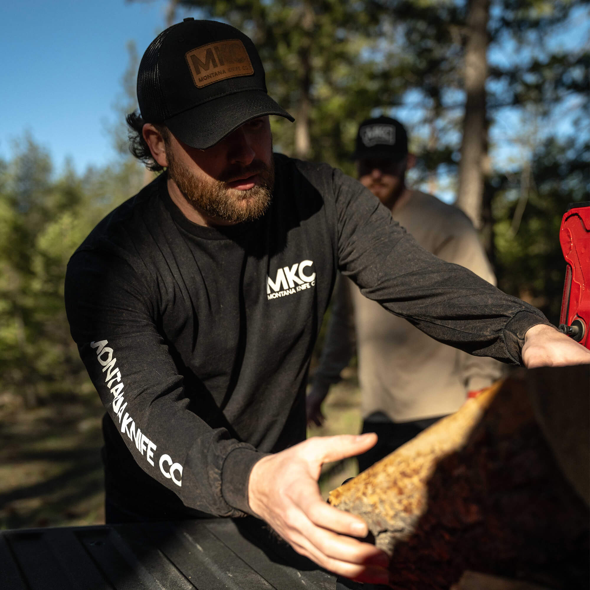 MKC STONEWASH LONG SLEEVE - BLACK