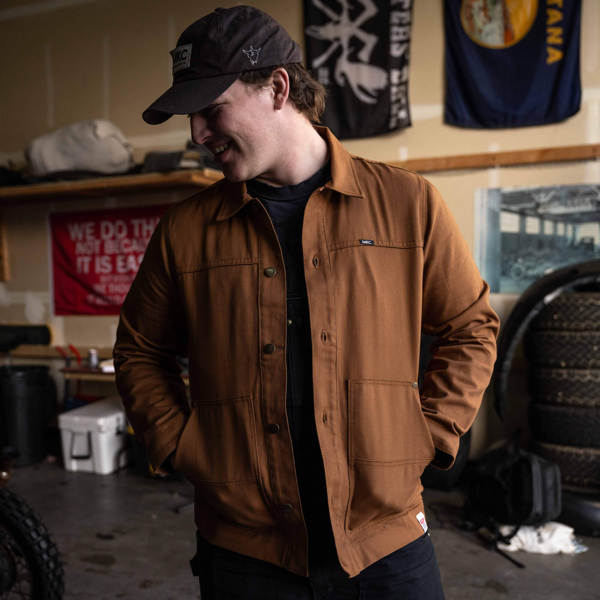MKC WORK JACKET - RUST - USA MADE
