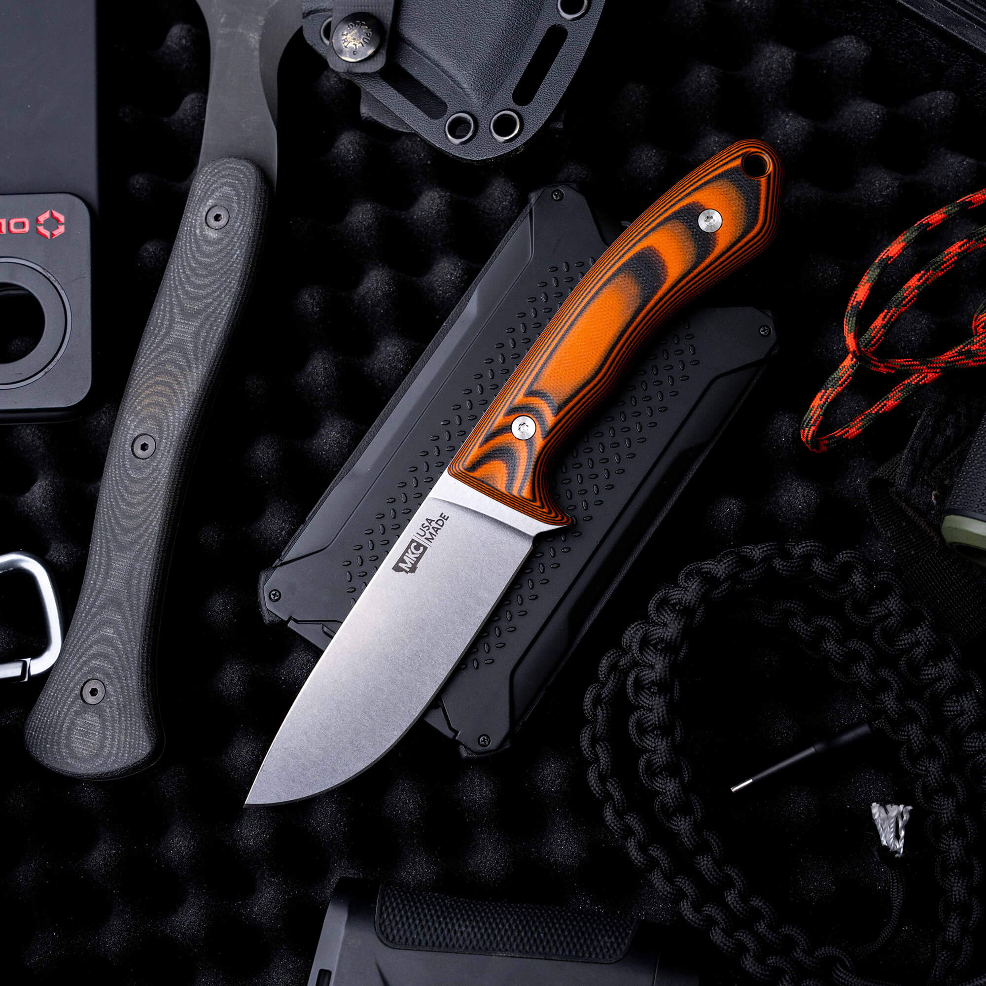 MULE DEER - ORANGE & BLACK