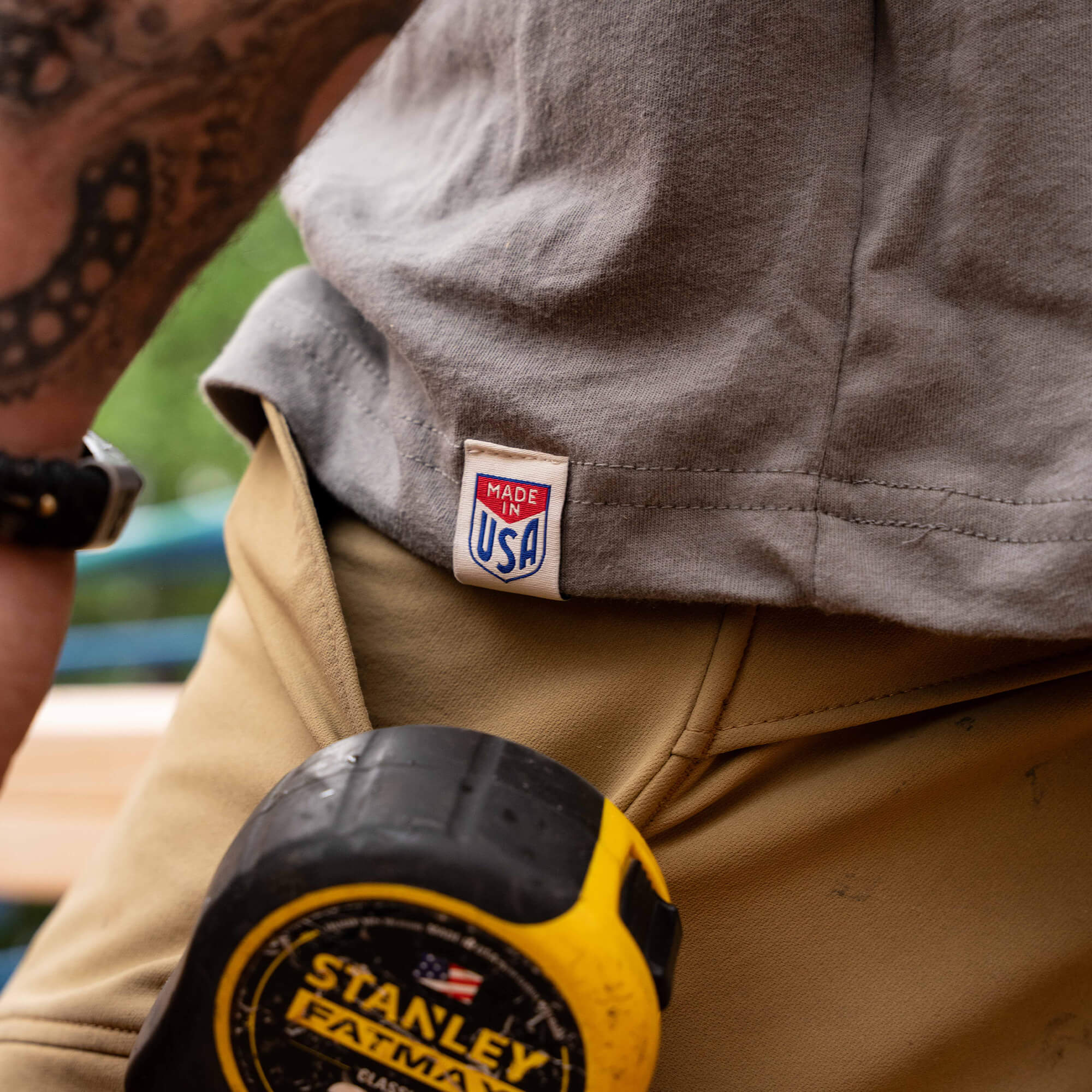 MKC HERITAGE TEE - USA MADE - STONE