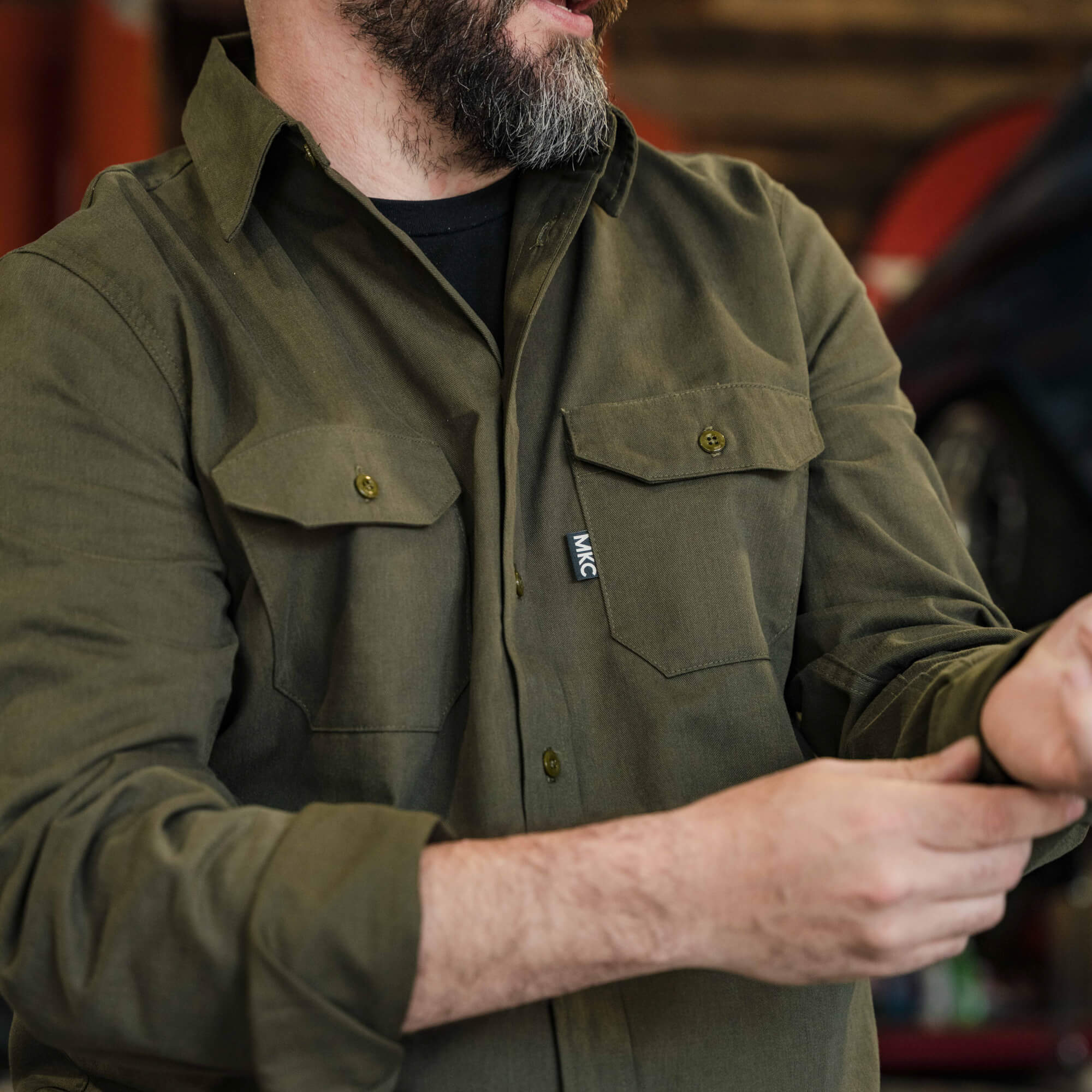 MKC SHOP SHIRT - USA MADE - OLIVE