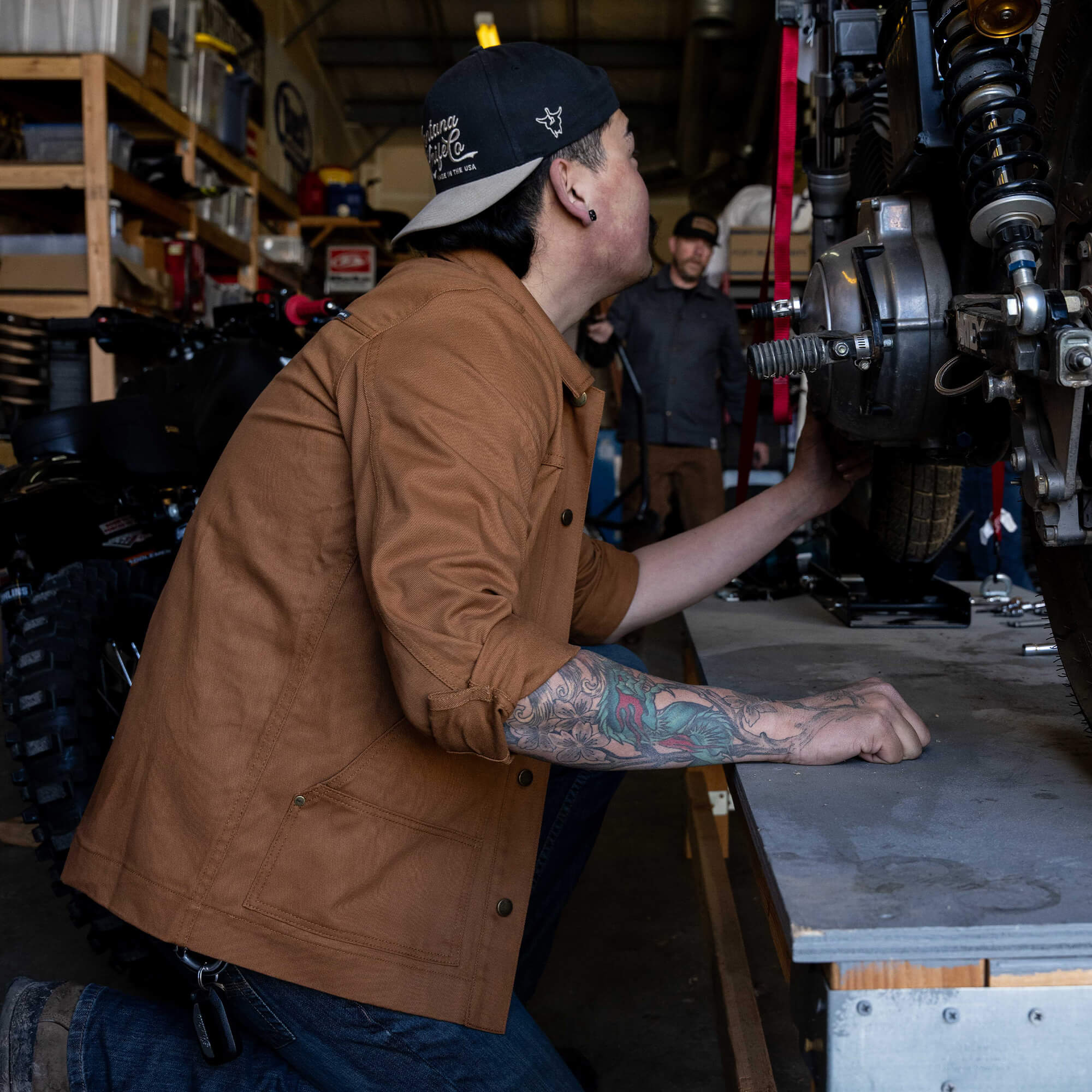 MKC WORK JACKET - RUST - USA MADE