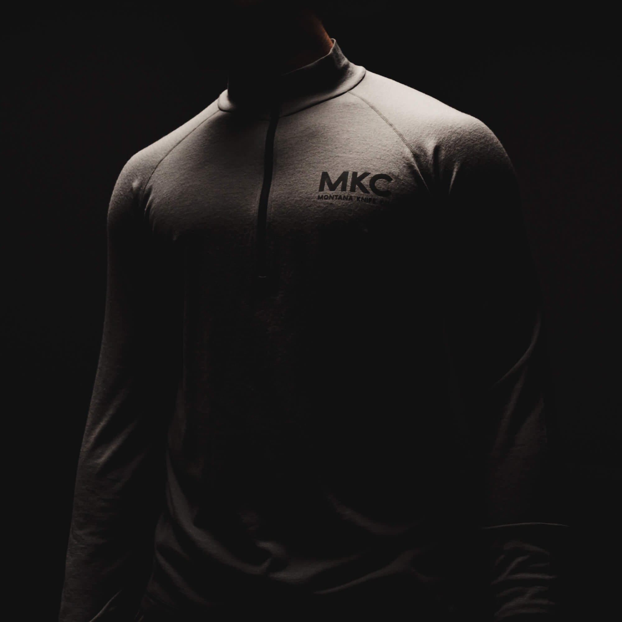 RANGE LINE PRO QUARTER ZIP - CHARCOAL