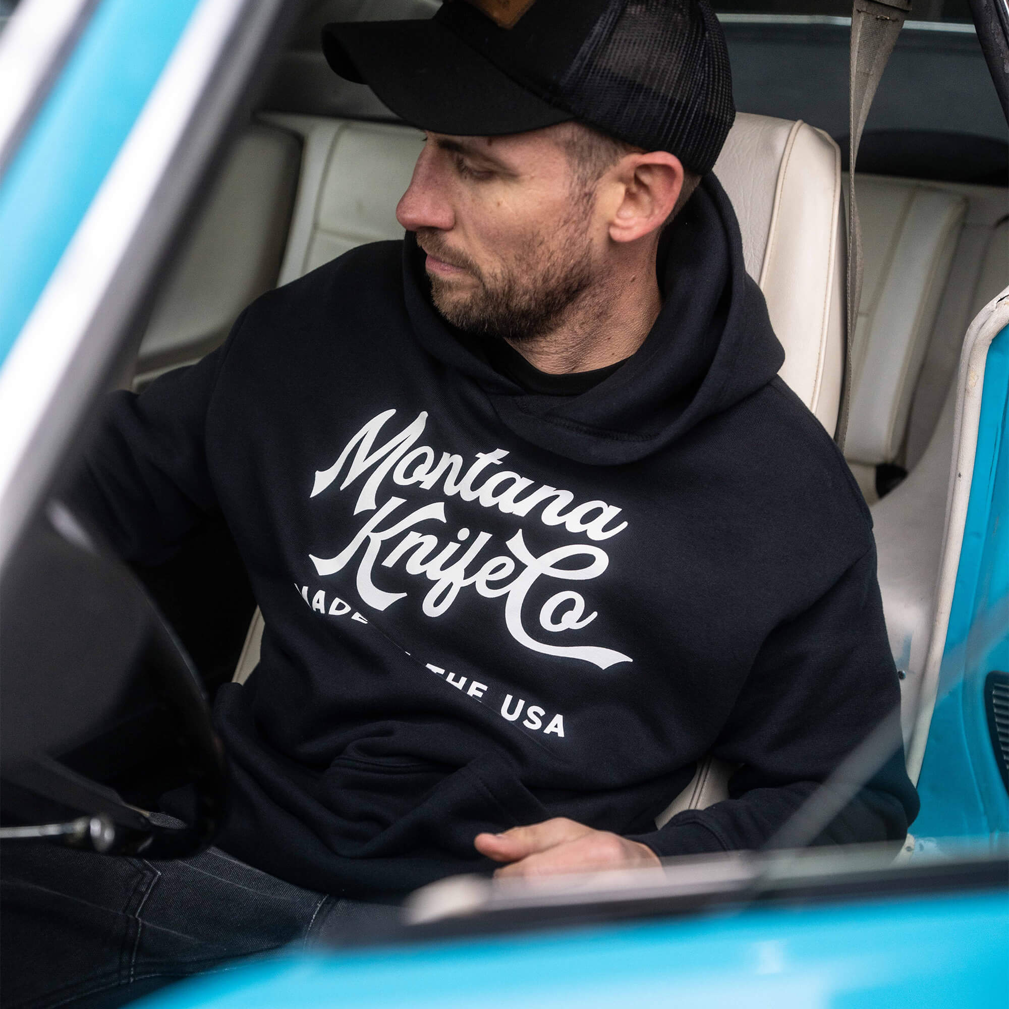 MKC HERITAGE HOODIE - BLACK - USA MADE