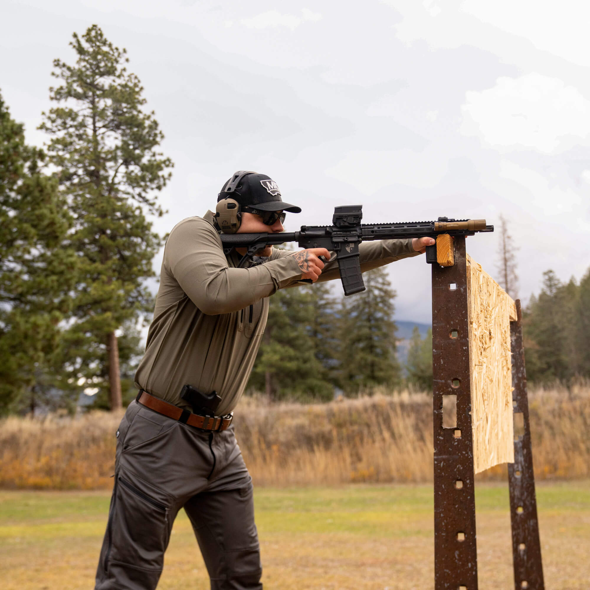 TACTICAL AIRLITE HALF-ZIP - OD GREEN