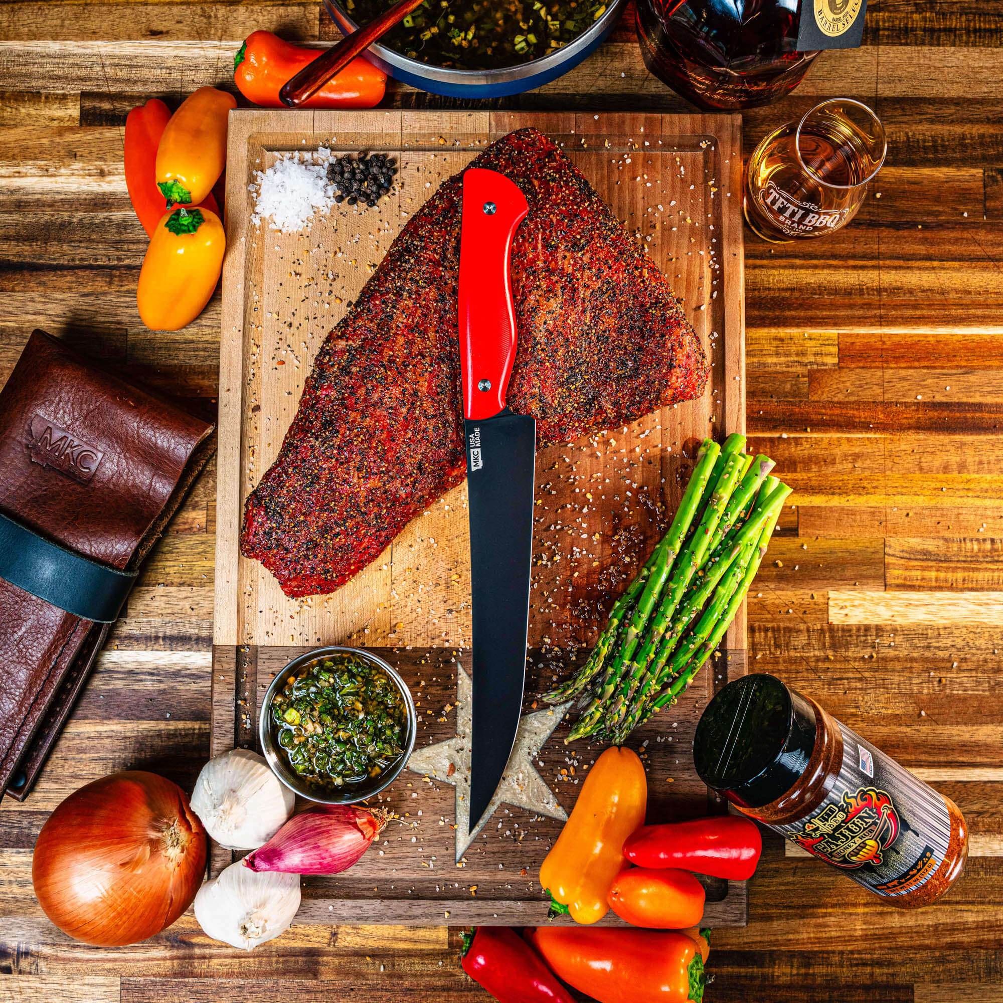 MKC CARVING KNIFE - RED