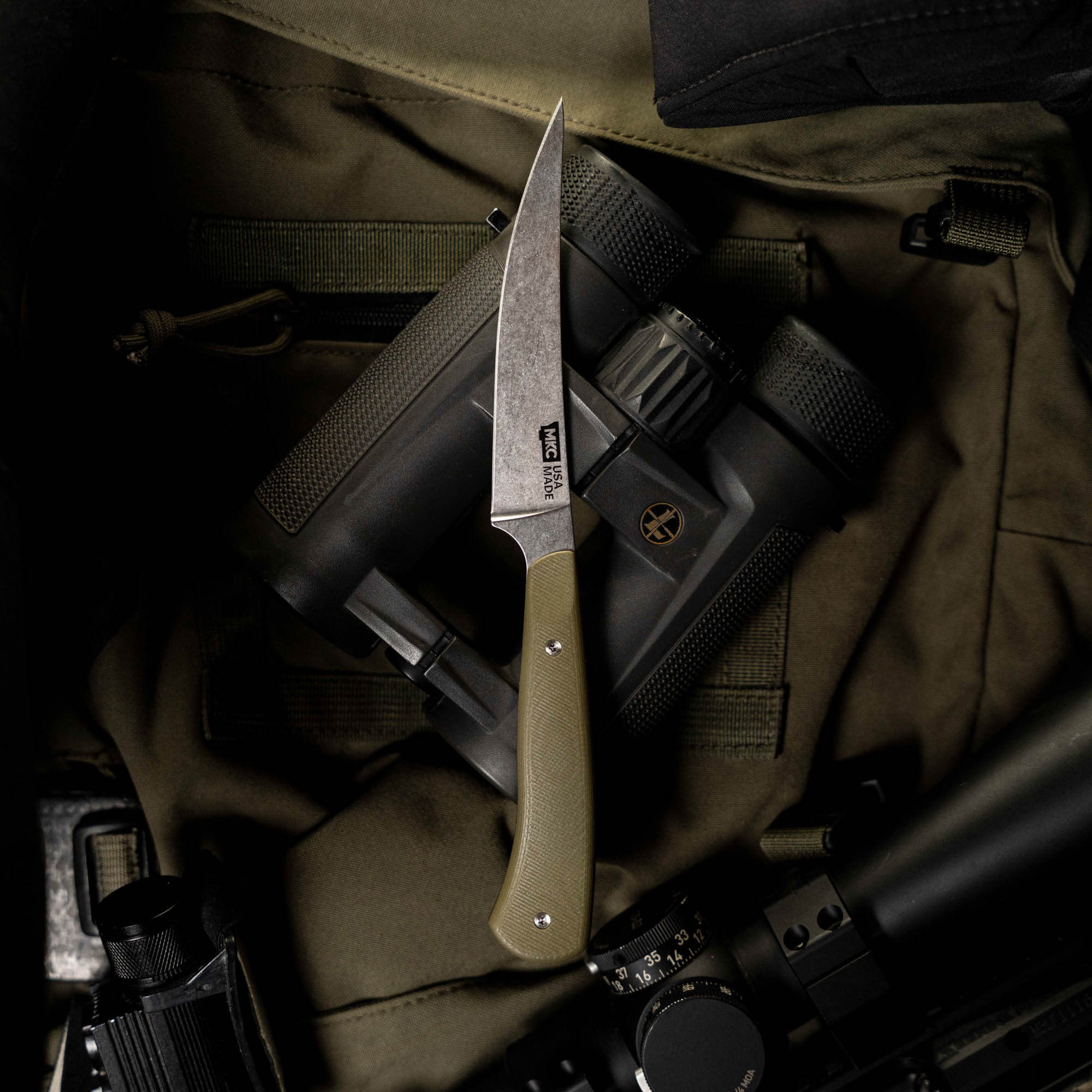 FIELD BONING KNIFE - OLIVE