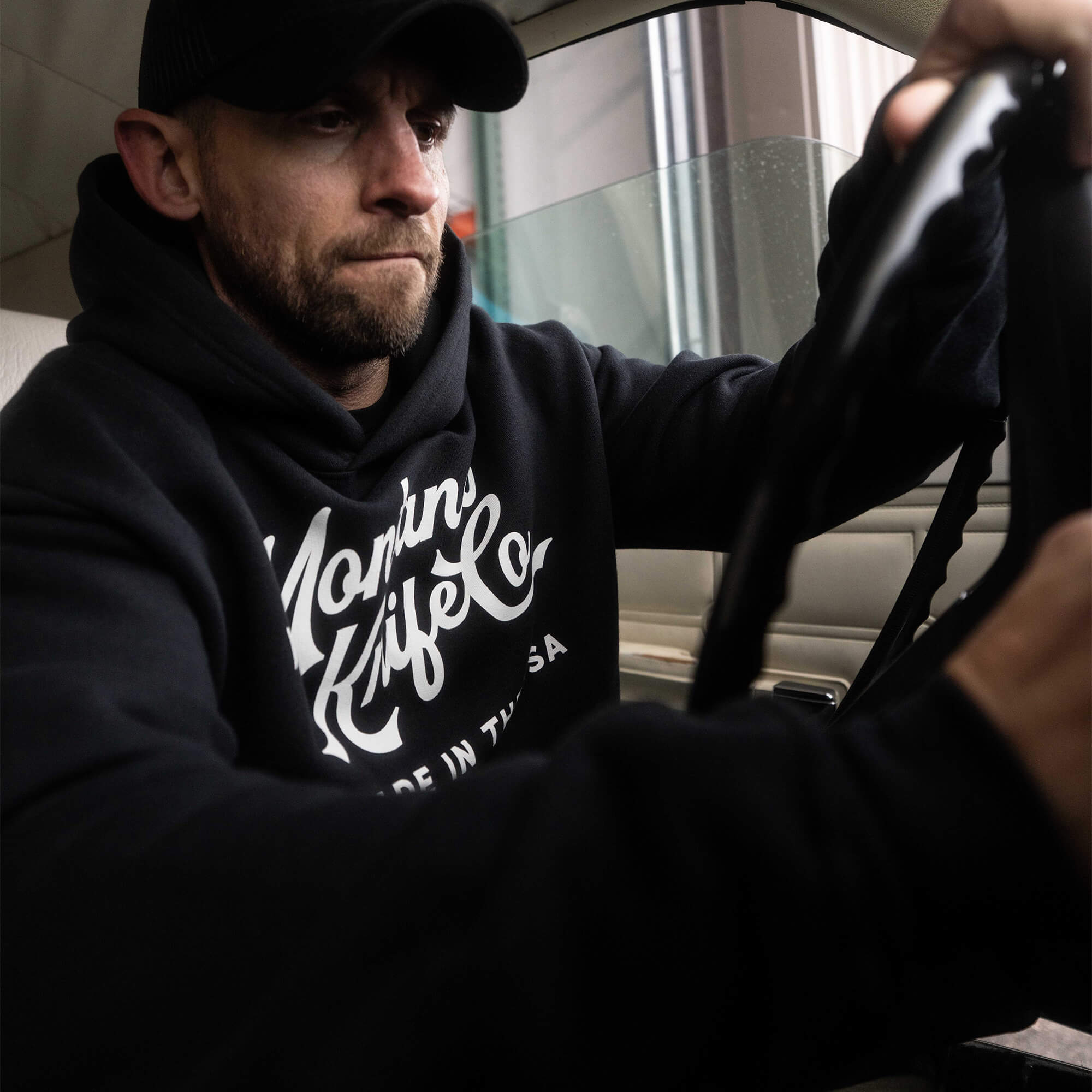 MKC HERITAGE HOODIE - BLACK - USA MADE