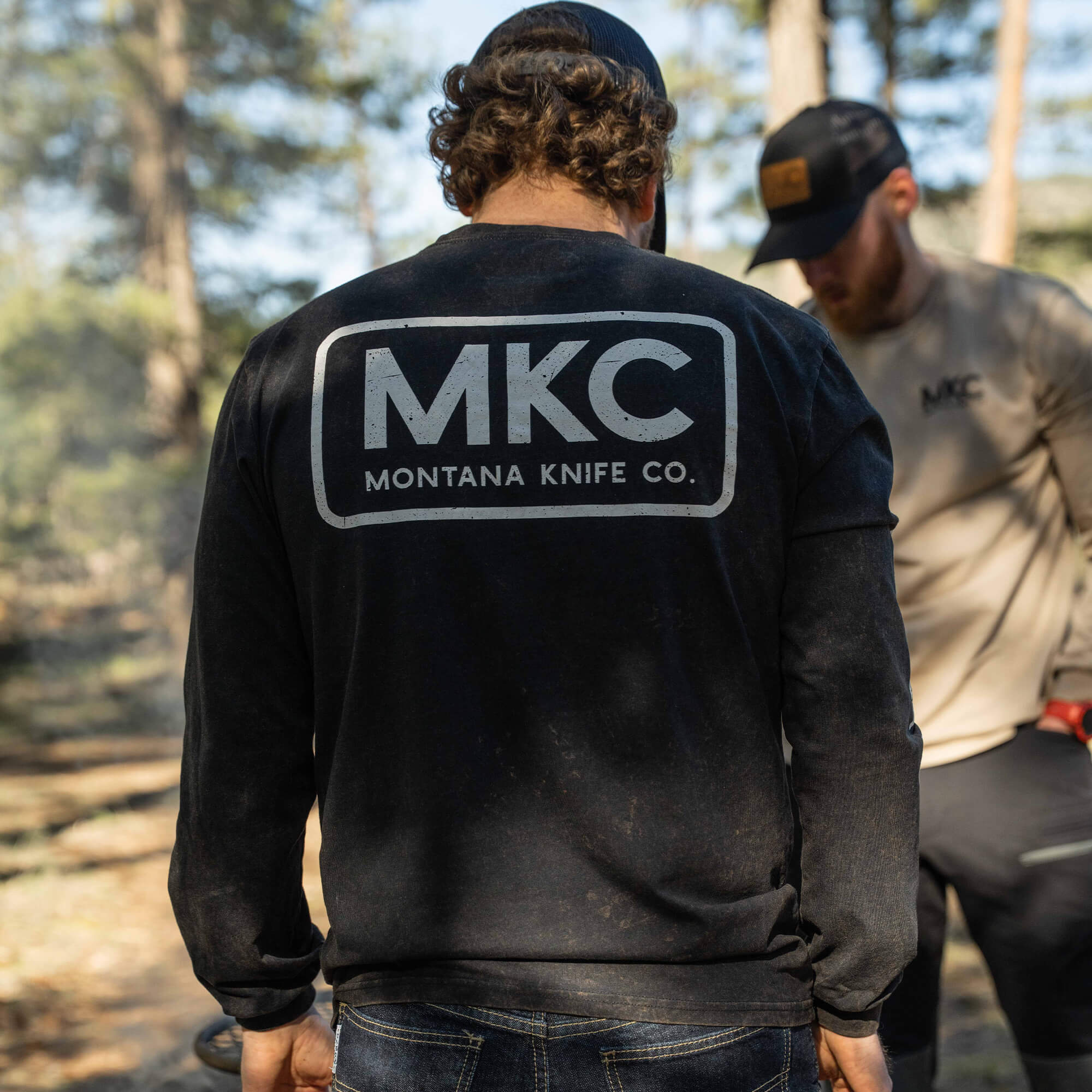 MKC STONEWASH LONG SLEEVE - BLACK