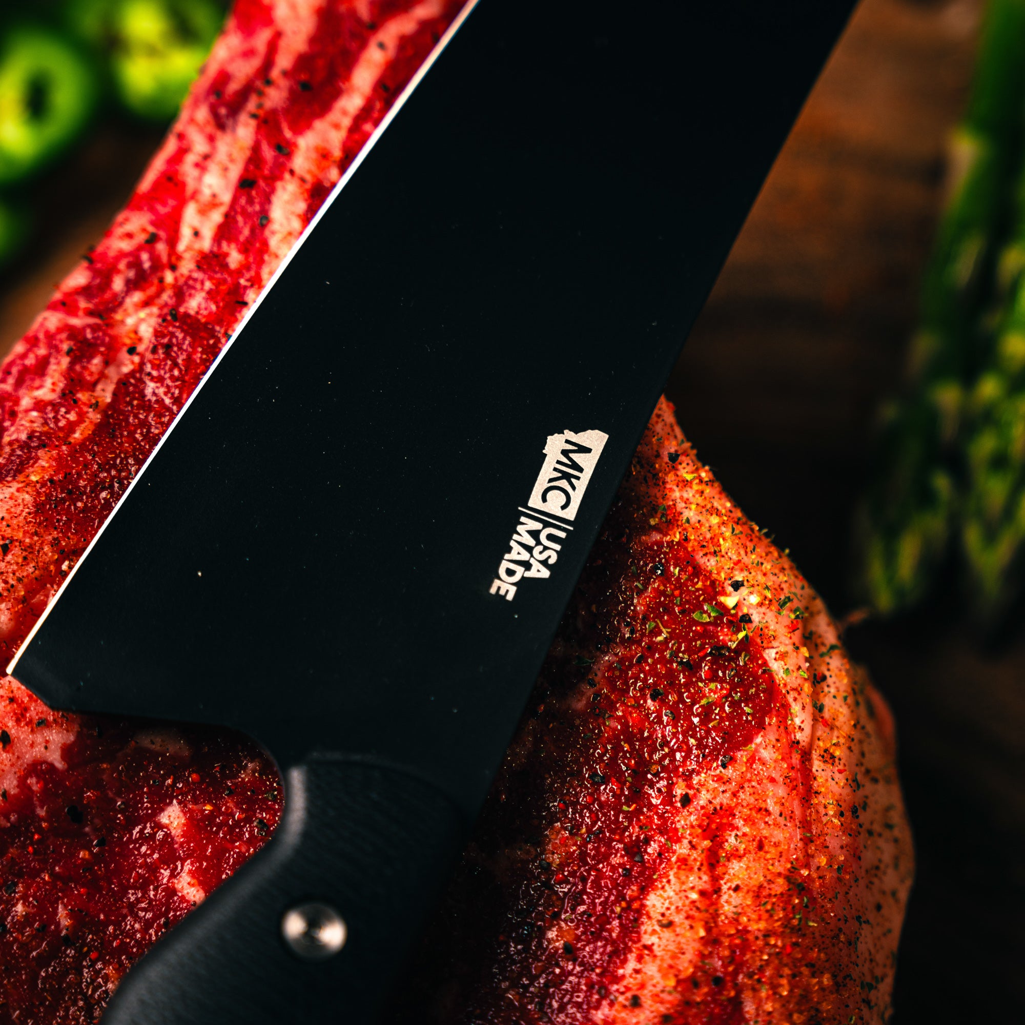SMITH RIVER SANTOKU - BLACK