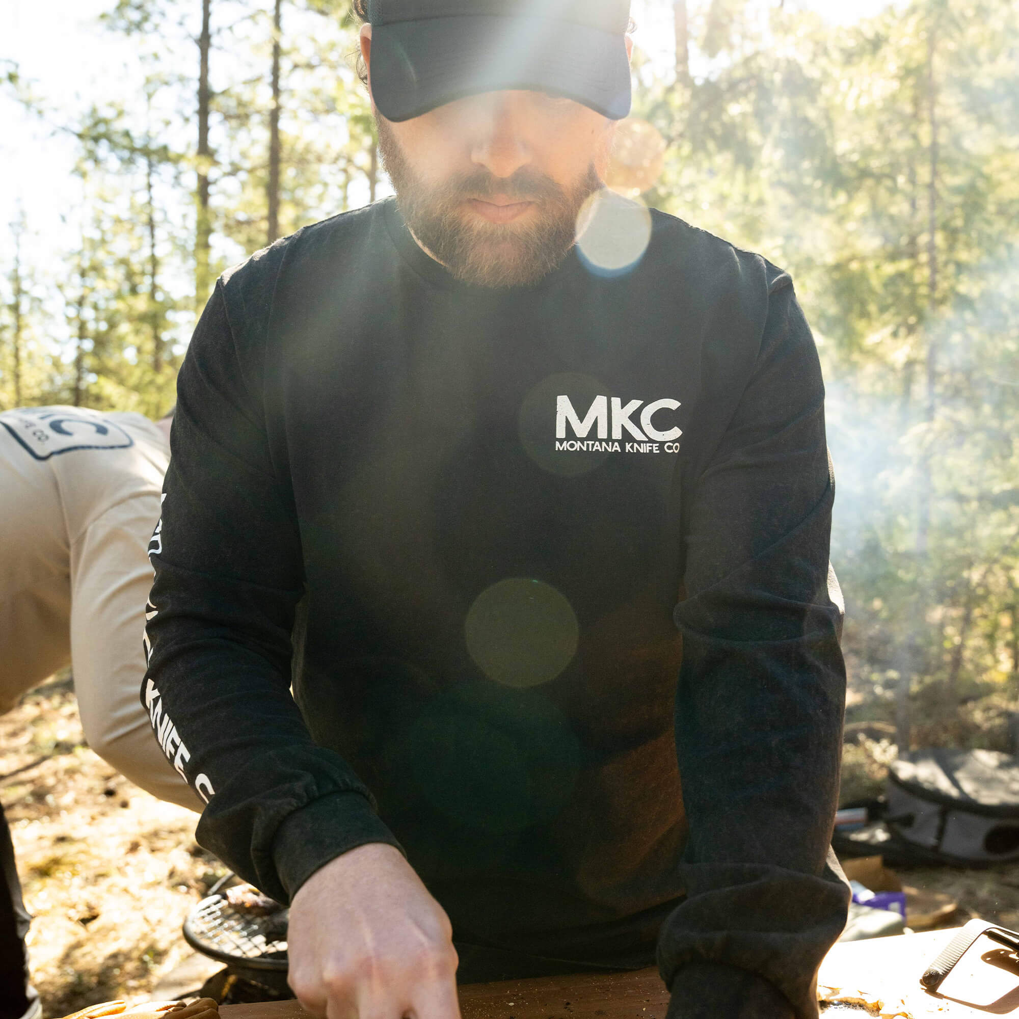 MKC STONEWASH LONG SLEEVE - BLACK