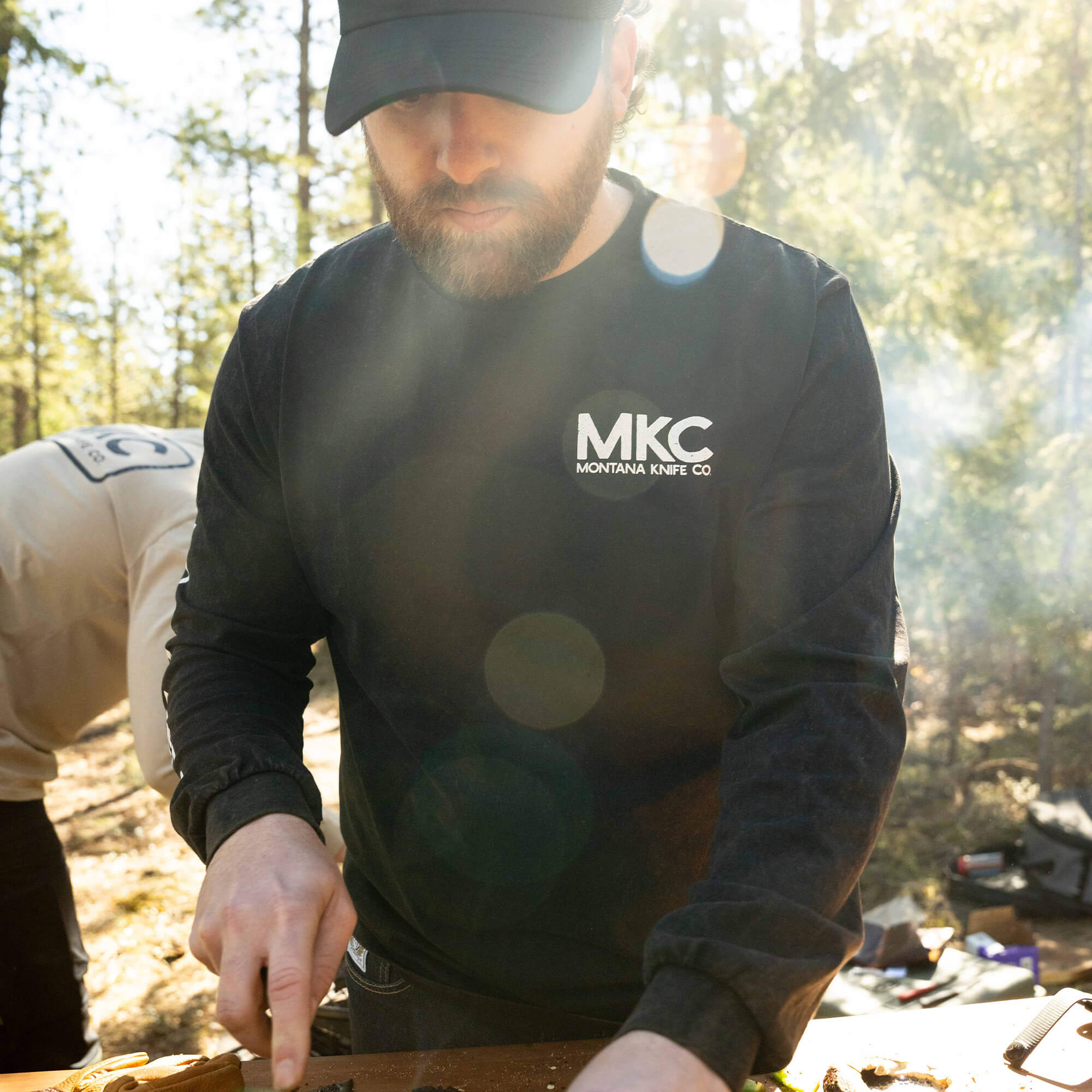 MKC STONEWASH LONG SLEEVE - BLACK