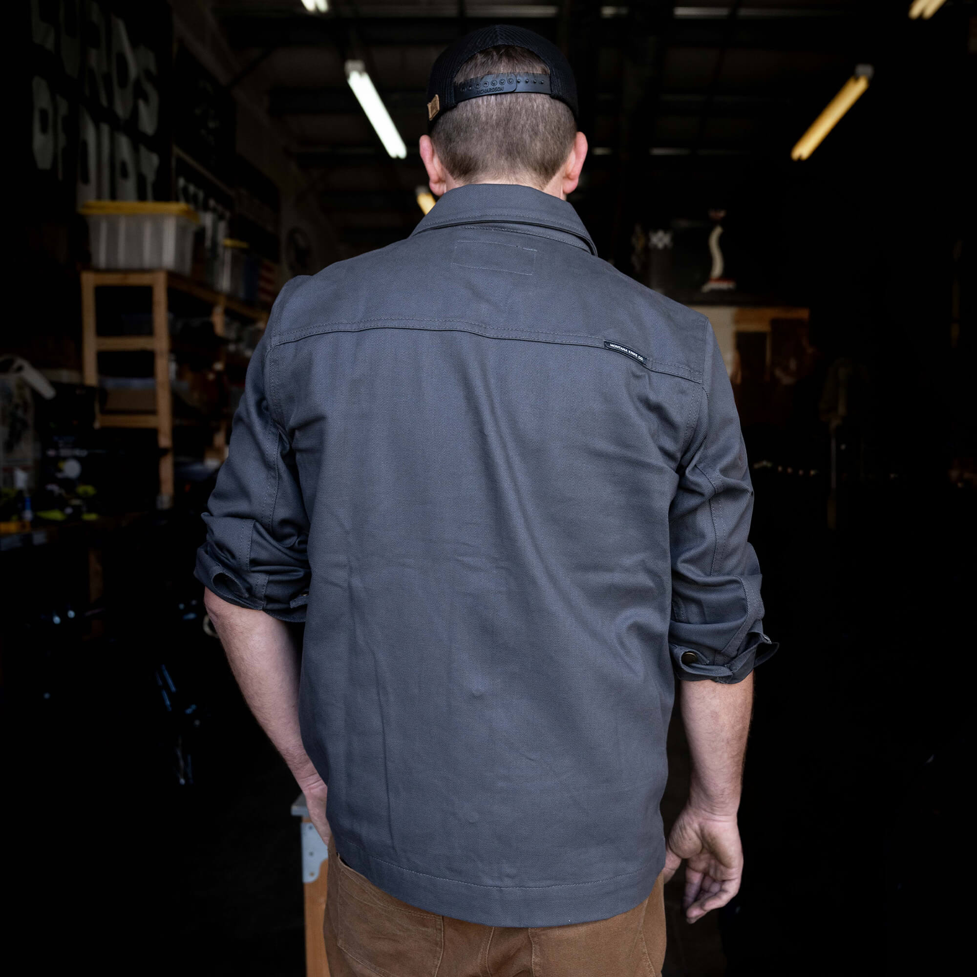MKC WORK JACKET - CHARCOAL - USA MADE