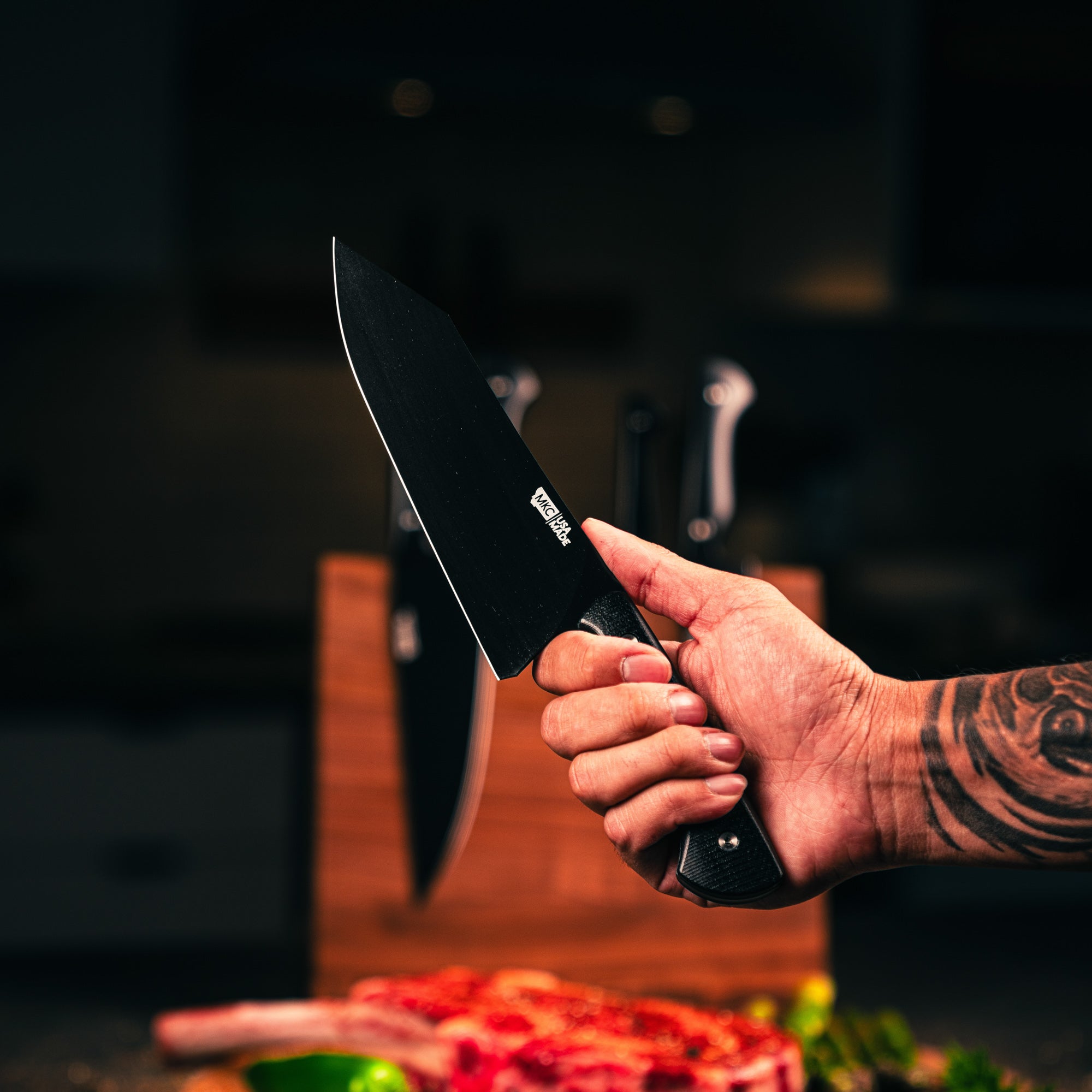 SMITH RIVER SANTOKU - BLACK