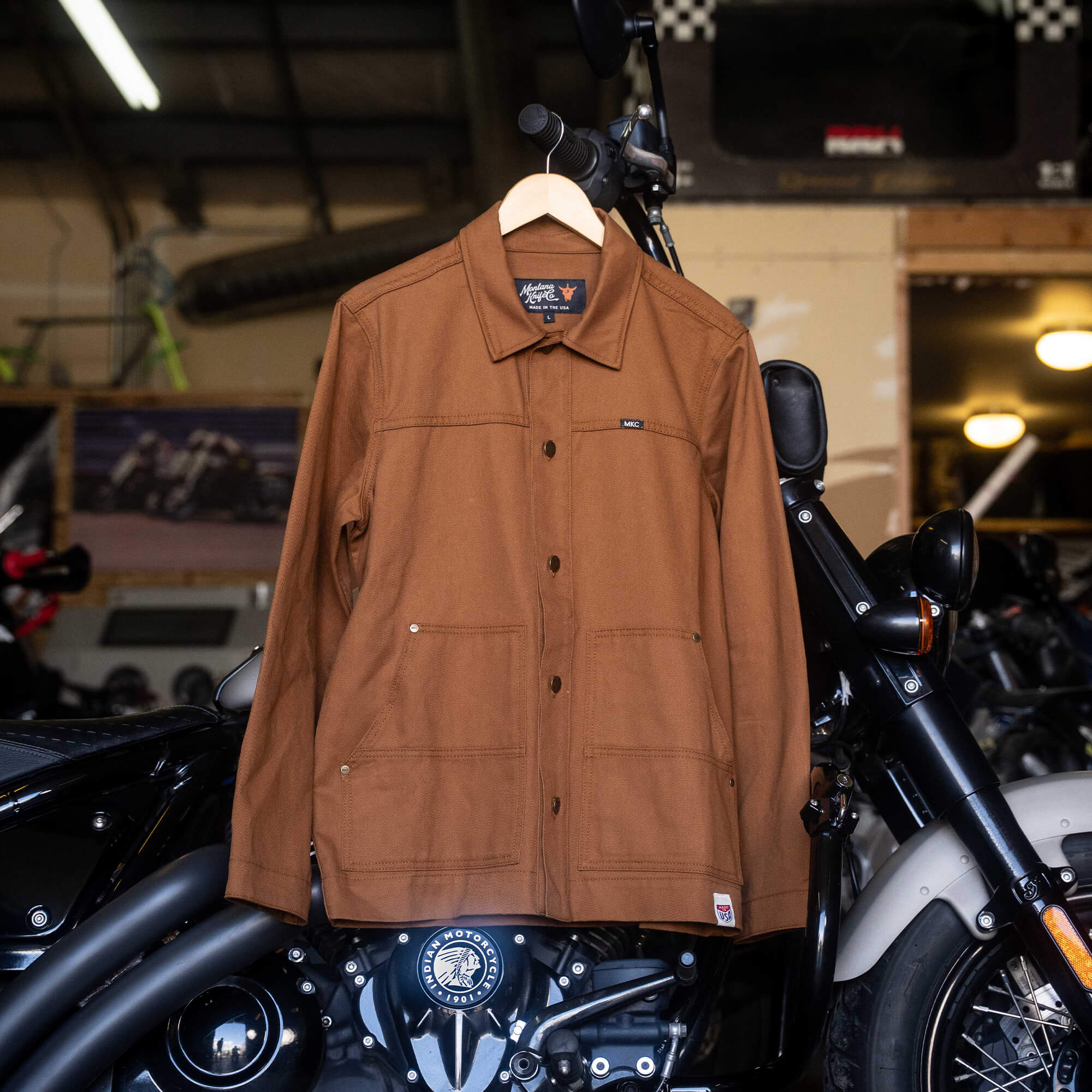 MKC WORK JACKET - RUST - USA MADE