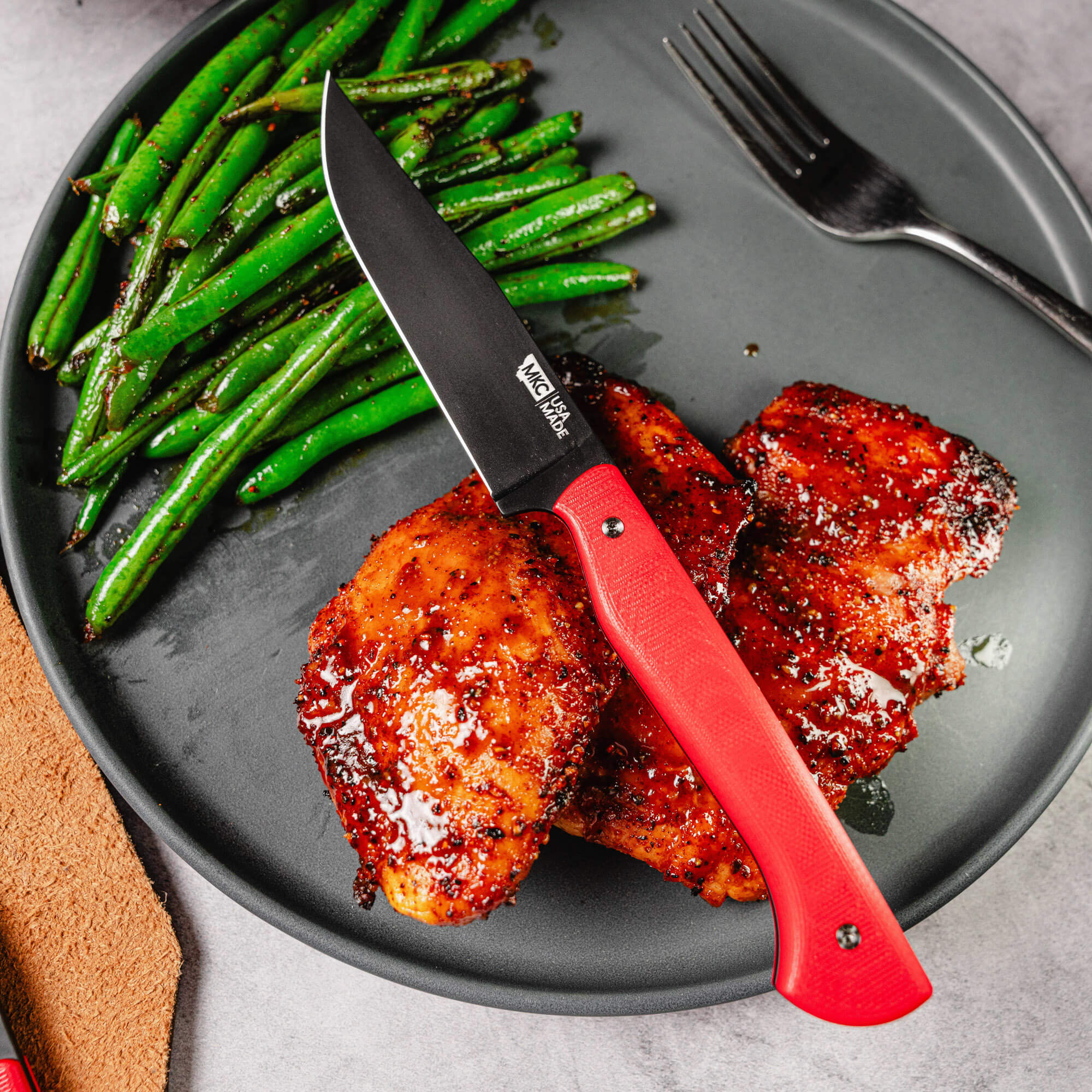 MKC STEAK KNIVES (SET OF 4) - PVD - RED