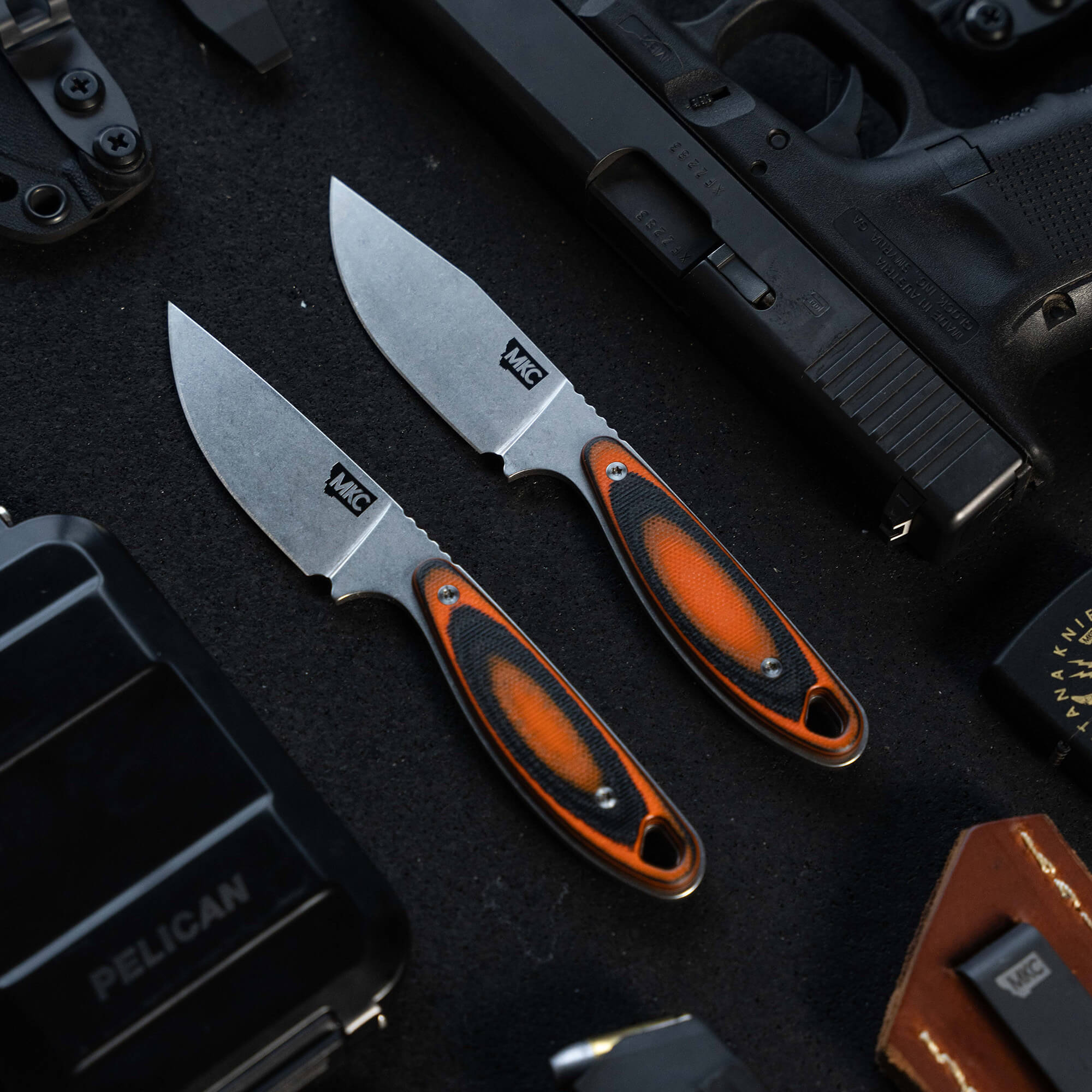 CASTLE ROCK - ORANGE & BLACK