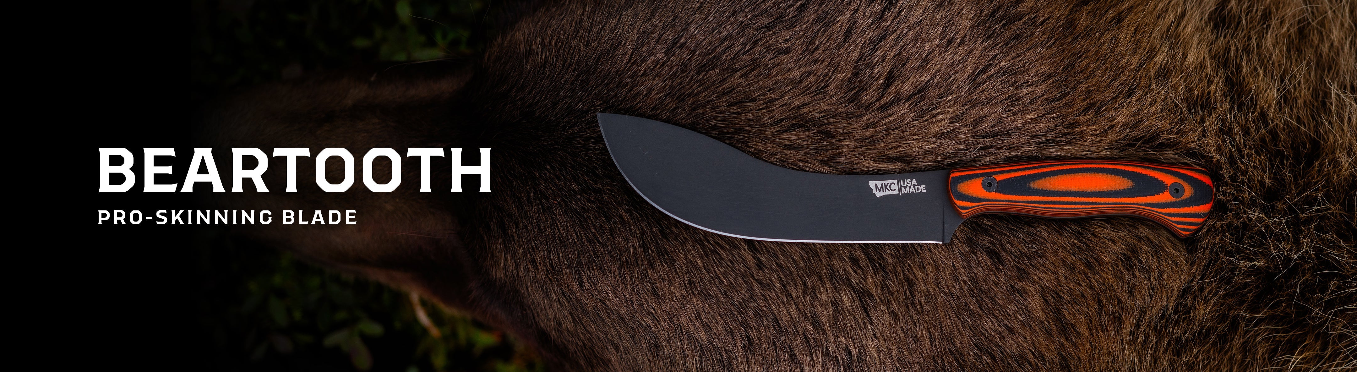 Knives on a black background