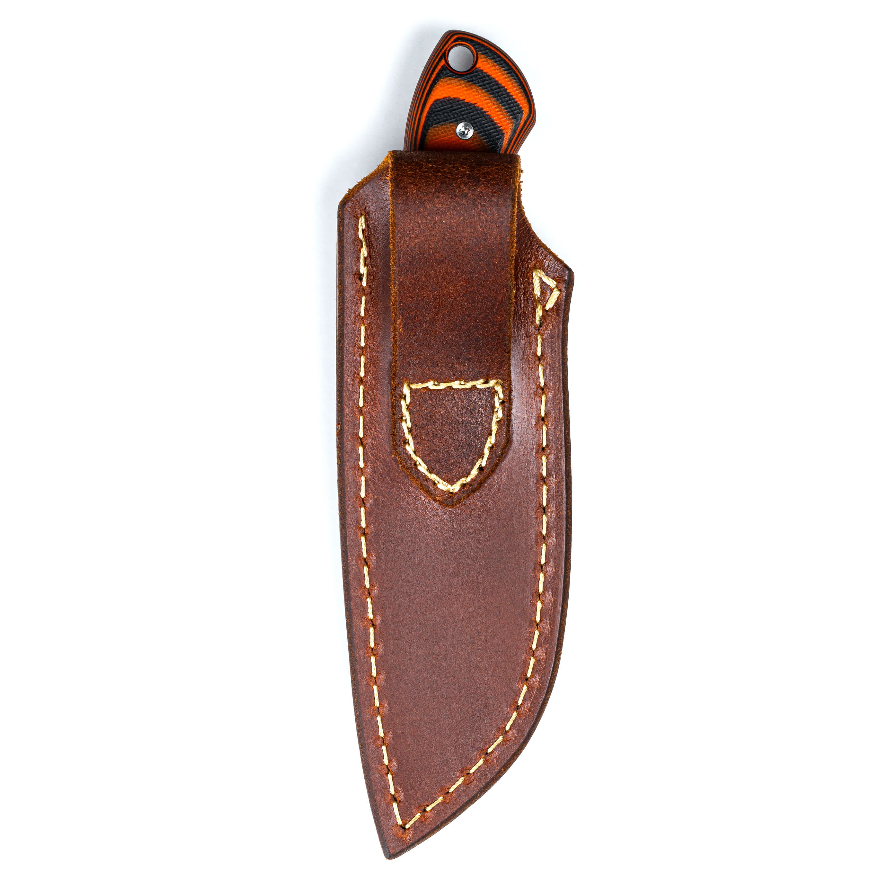 ELKHORN SKINNER LEATHER SHEATH - VERTICAL BELT CARRY