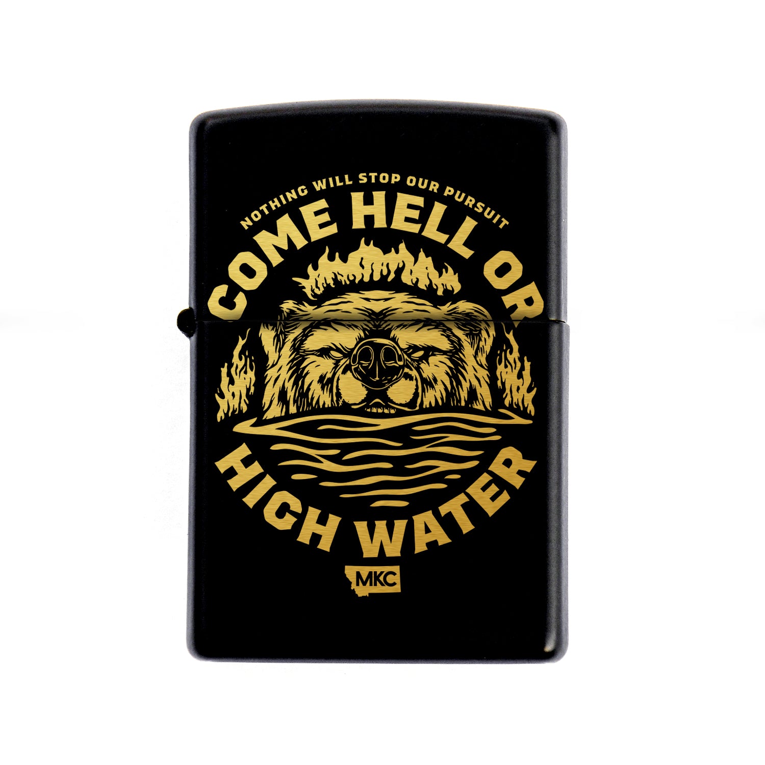 HELL OR HIGH WATER - CA WILDFIRE & NC FLOOD RELIEF FUNDRAISER ZIPPO - PRE ORDER