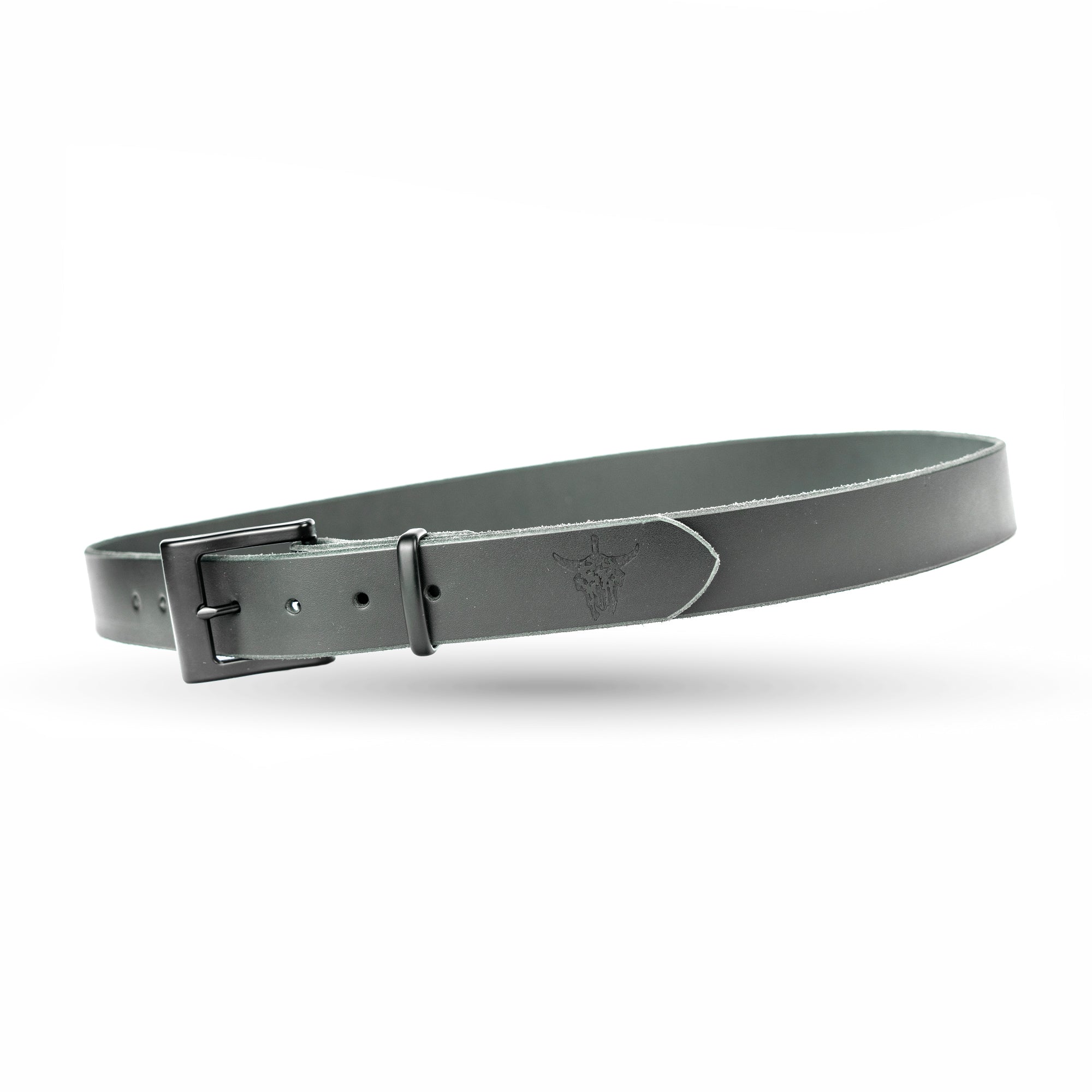 MKC LEATHER BELT - BLACK