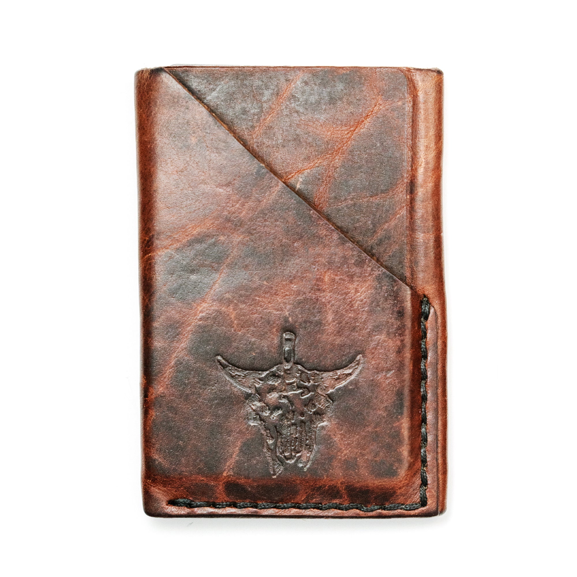 MKC BISON SKULL - MINI LEATHER WALLET