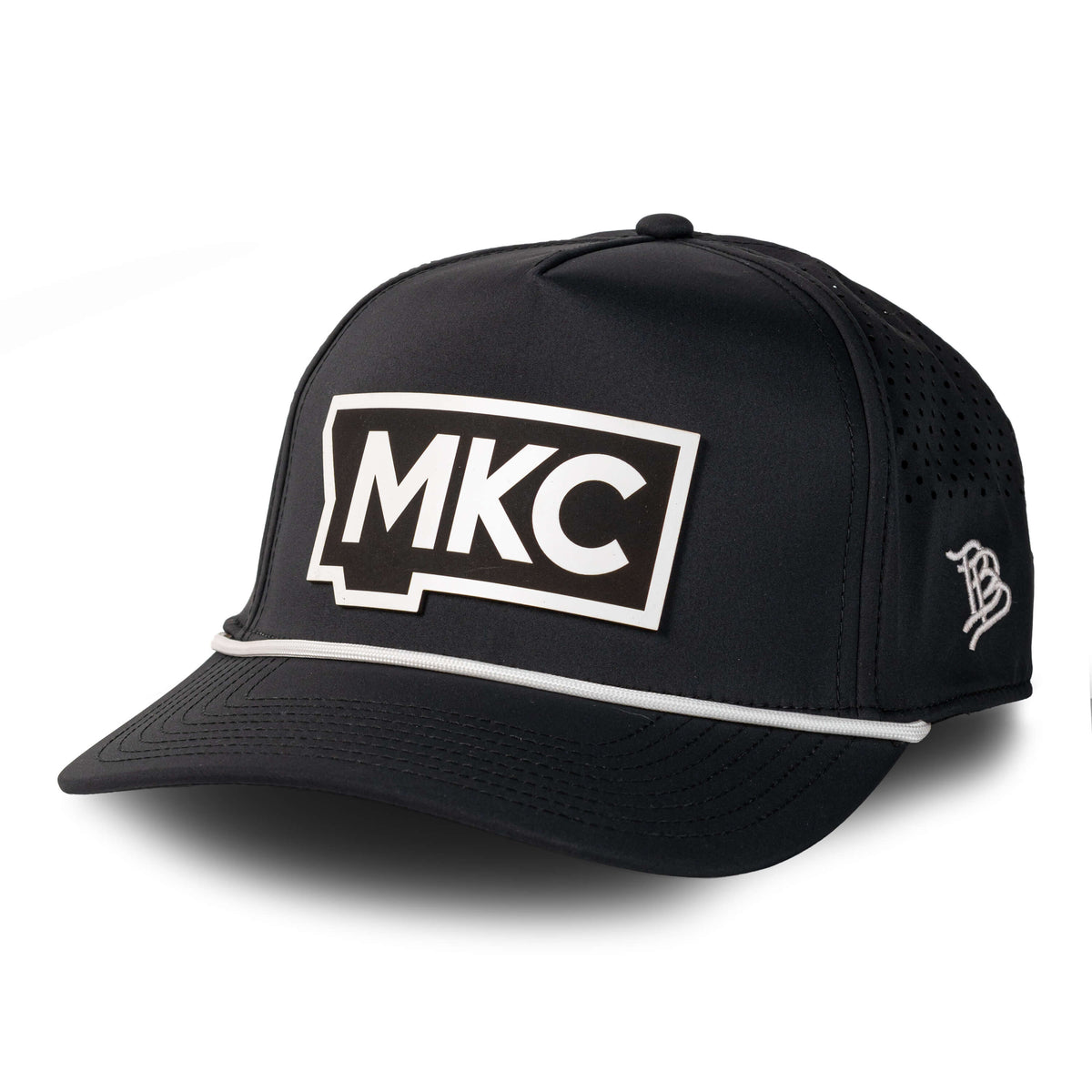 MKC BIG STATE PATCH - ROPE HAT - BLACK