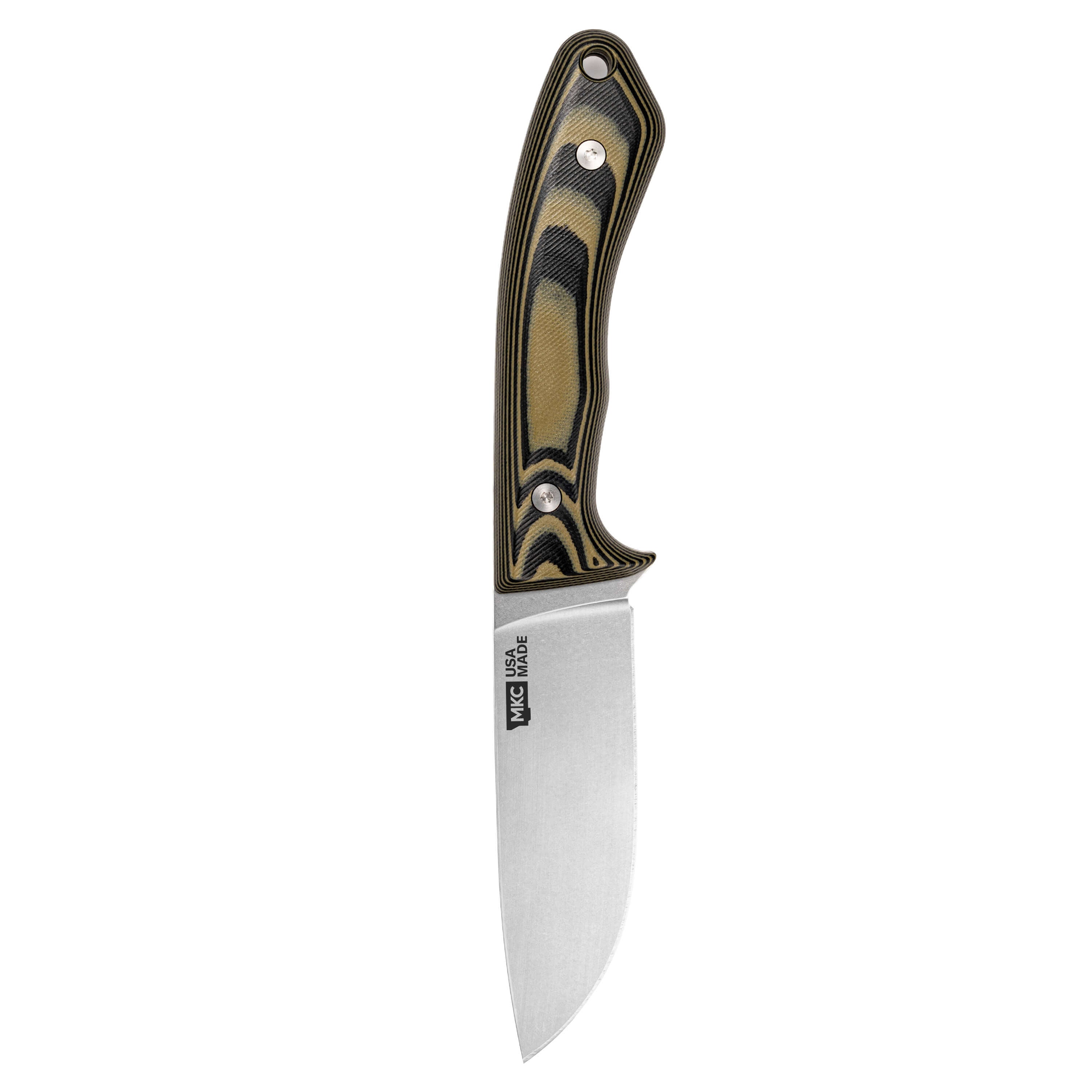 MKC MULE DEER KNIFE - GREEN & BLACK