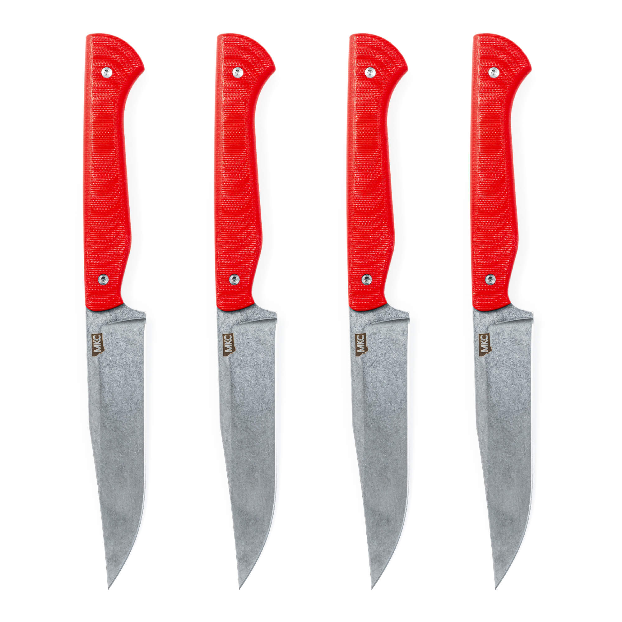 MKC STEAK KNIVES (SET OF 4) - RED