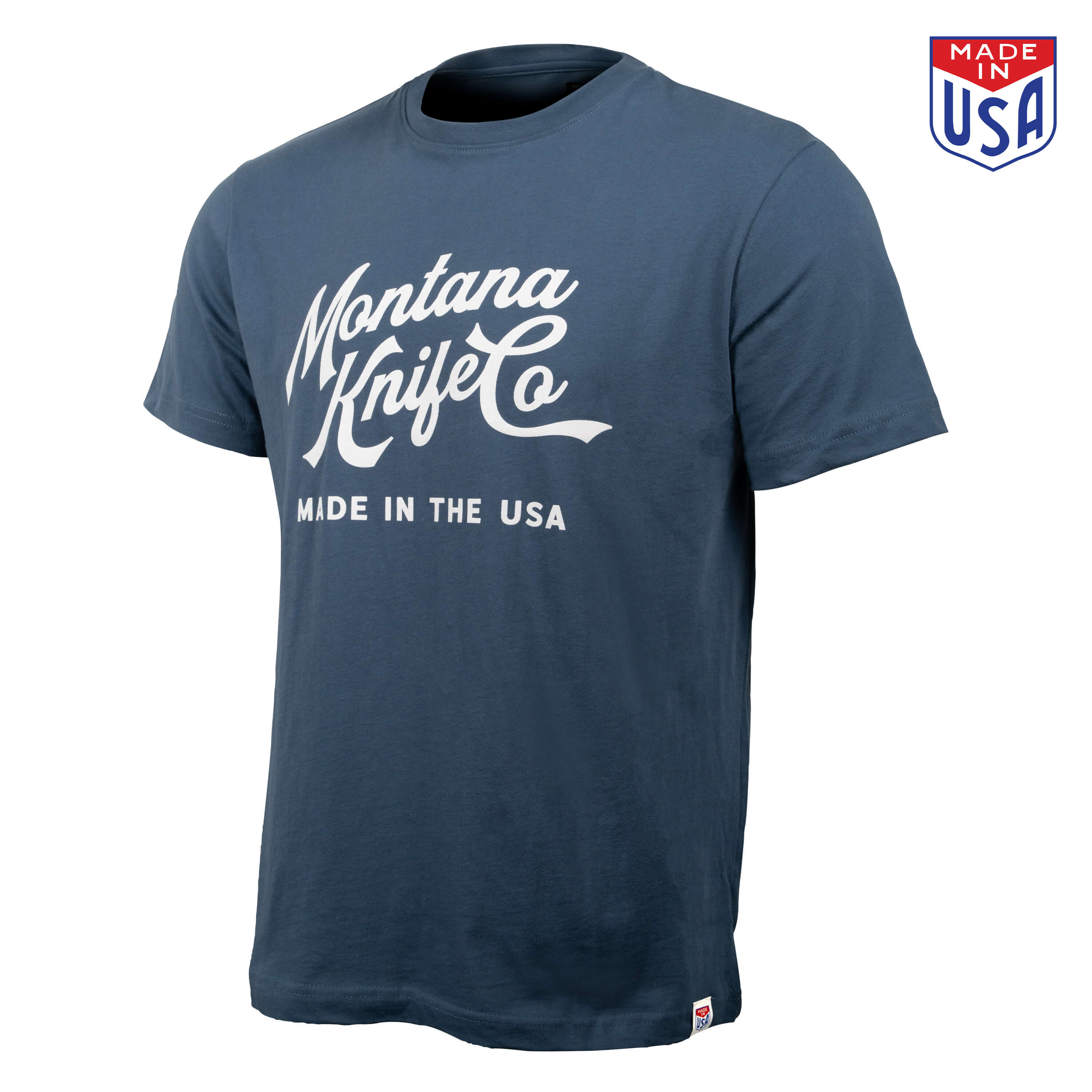 MKC HERITAGE TEE - USA MADE - GLACIER