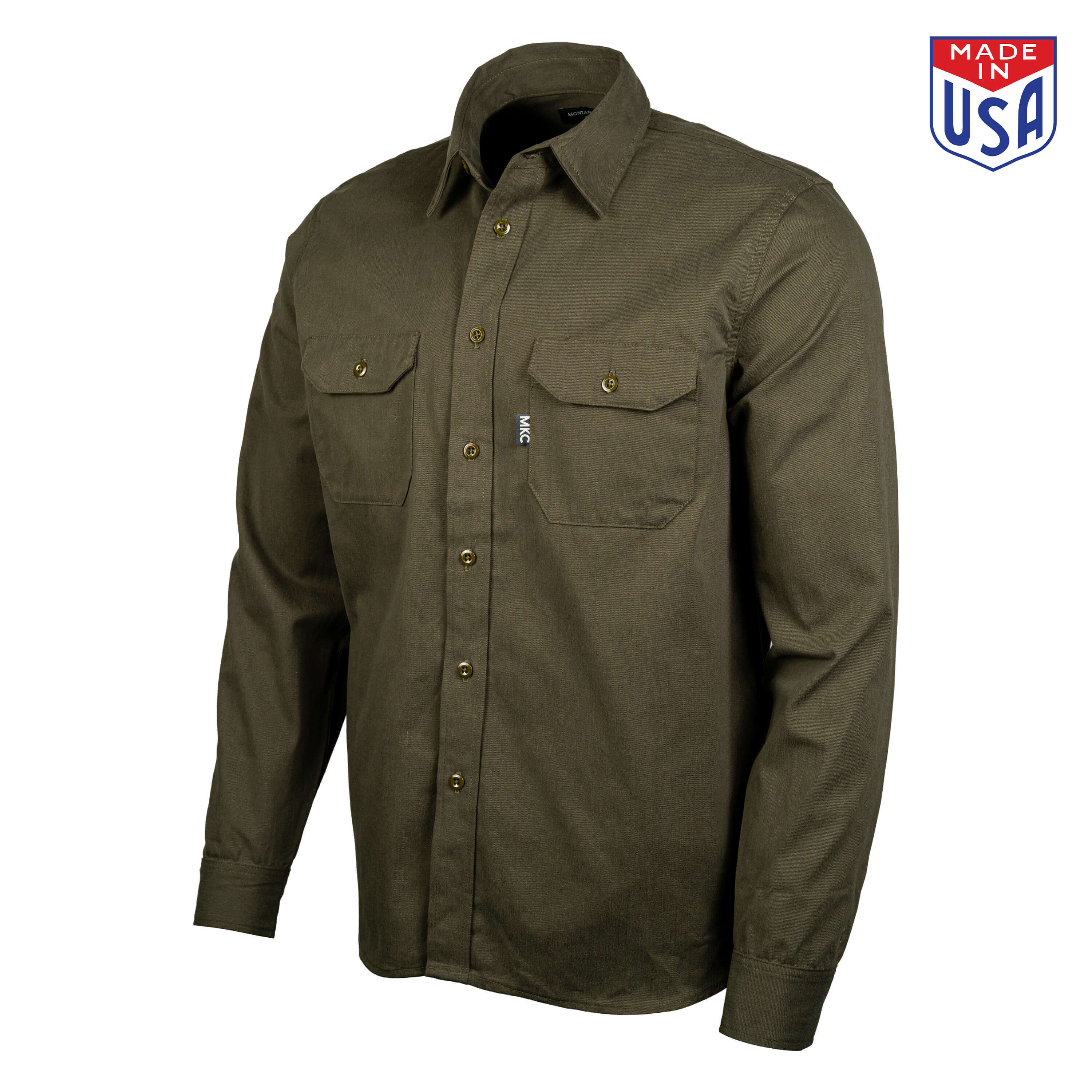 MKC SHOP SHIRT - USA MADE - OLIVE