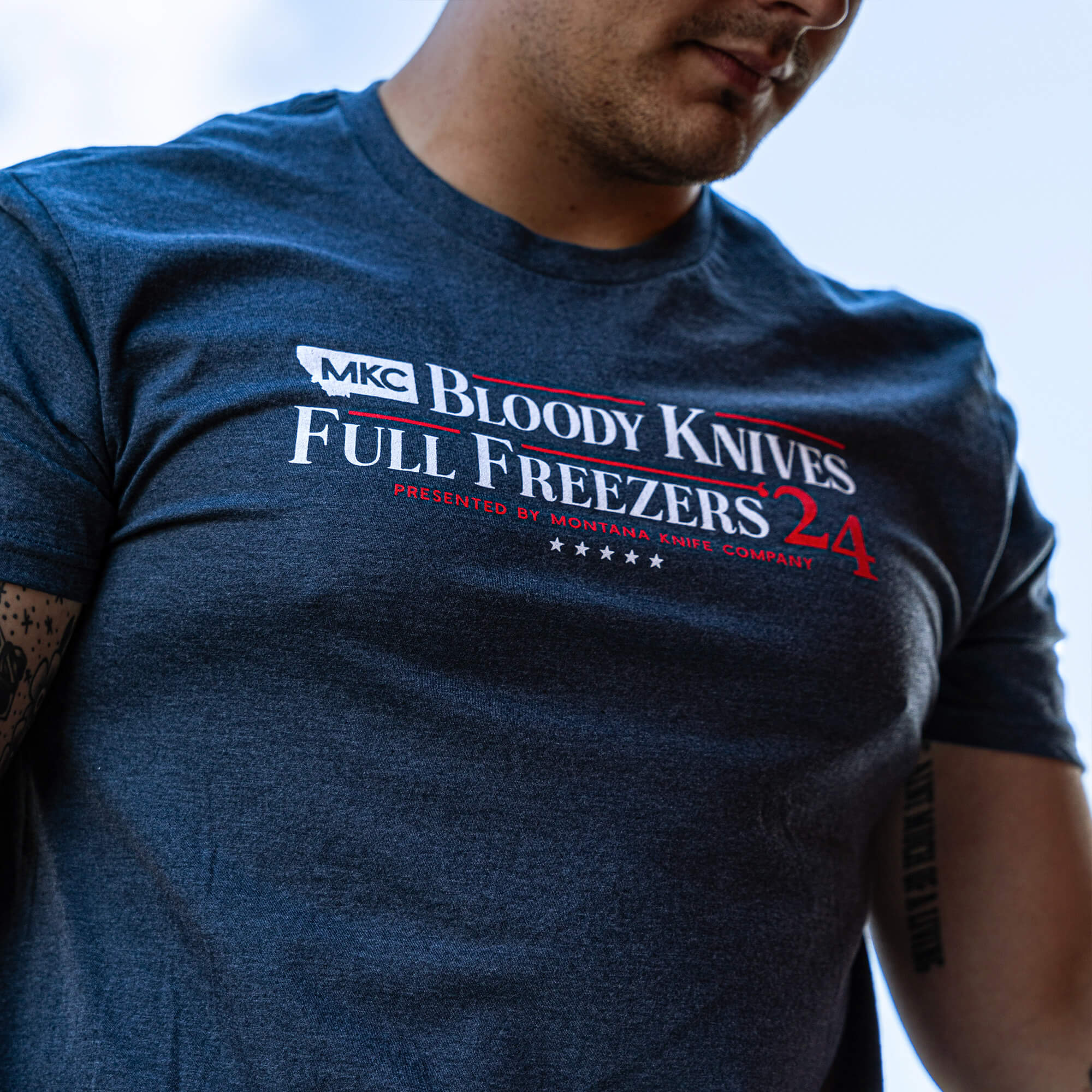 BLOODY KNIVES FULL FREEZERS '24 TEE