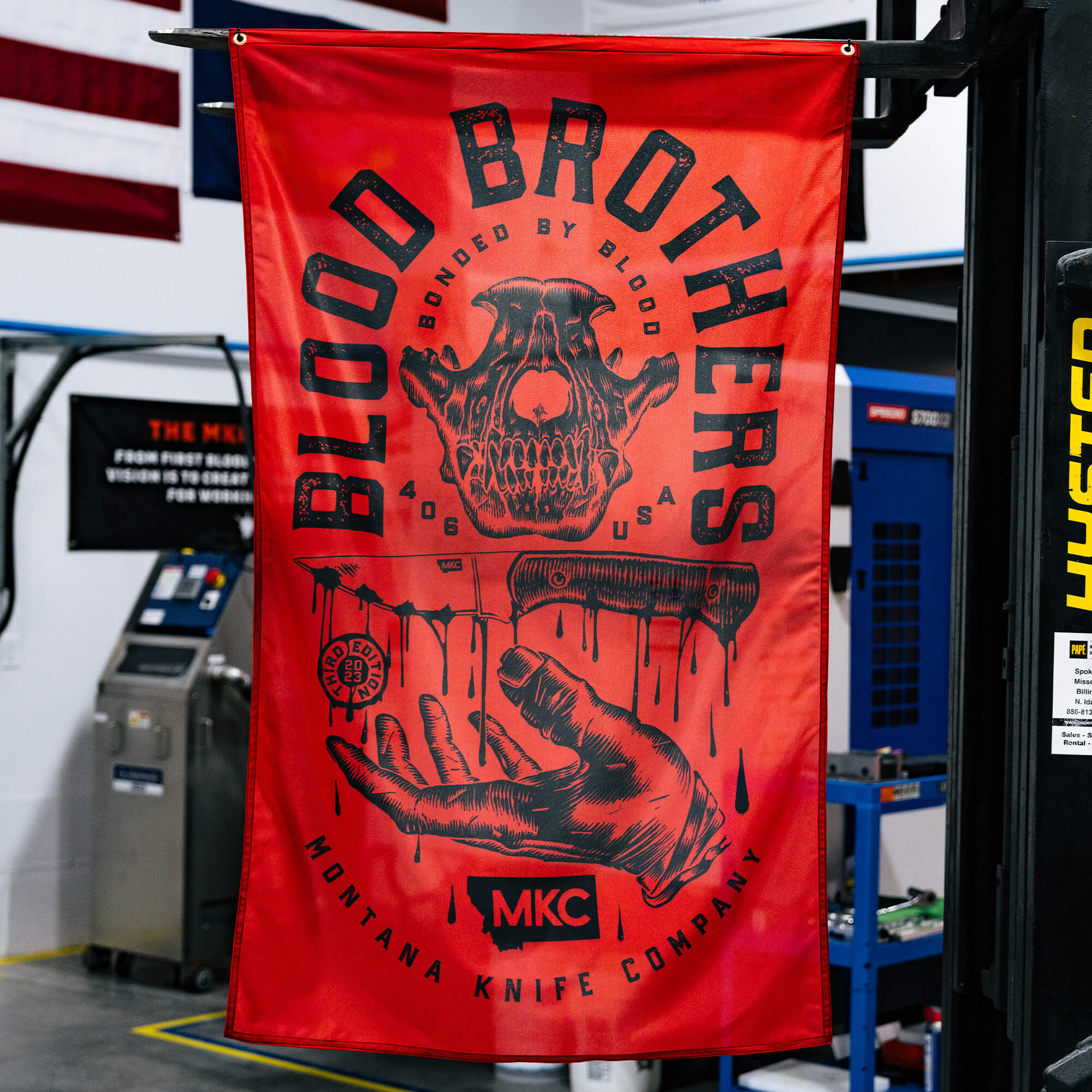 MKC BLOOD BROTHERS FLAG - EXCLUSIVE - 3'x 5'